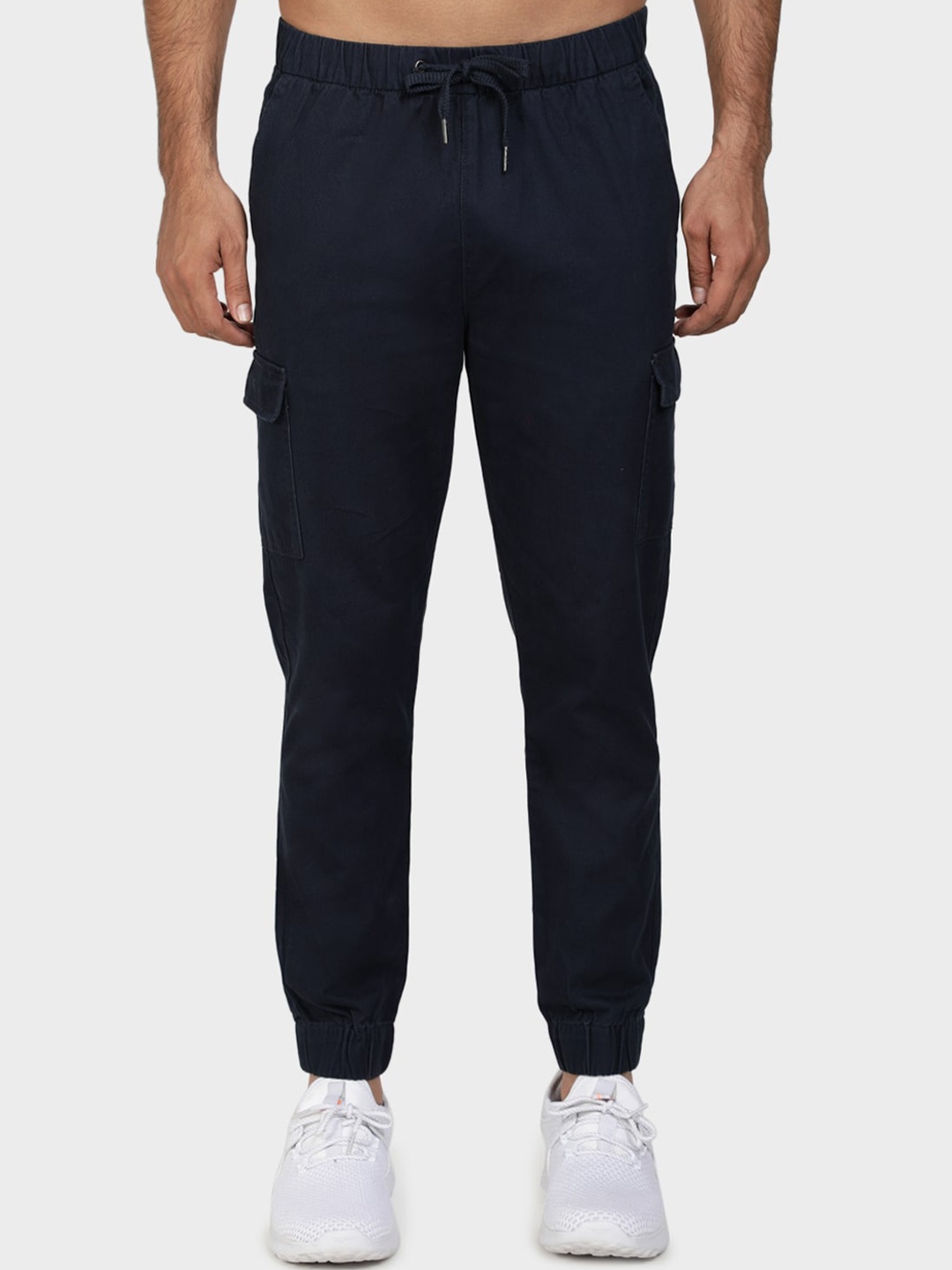 

Red Tape Men Navy Blue Regular Fit Solid Joggers