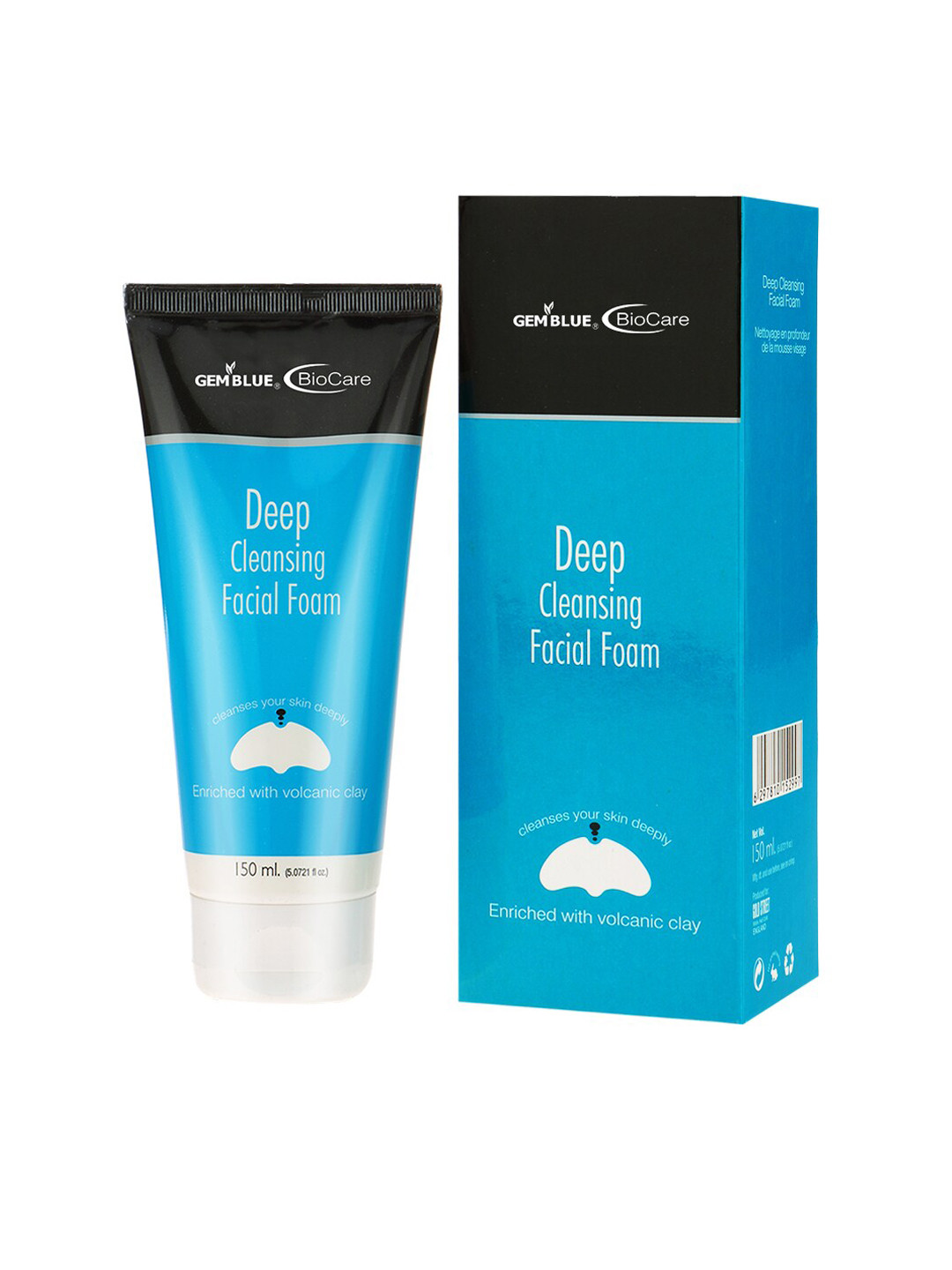 

GEMBLUE BioCare Deep Cleasing Facial Foam 150 ml, Blue