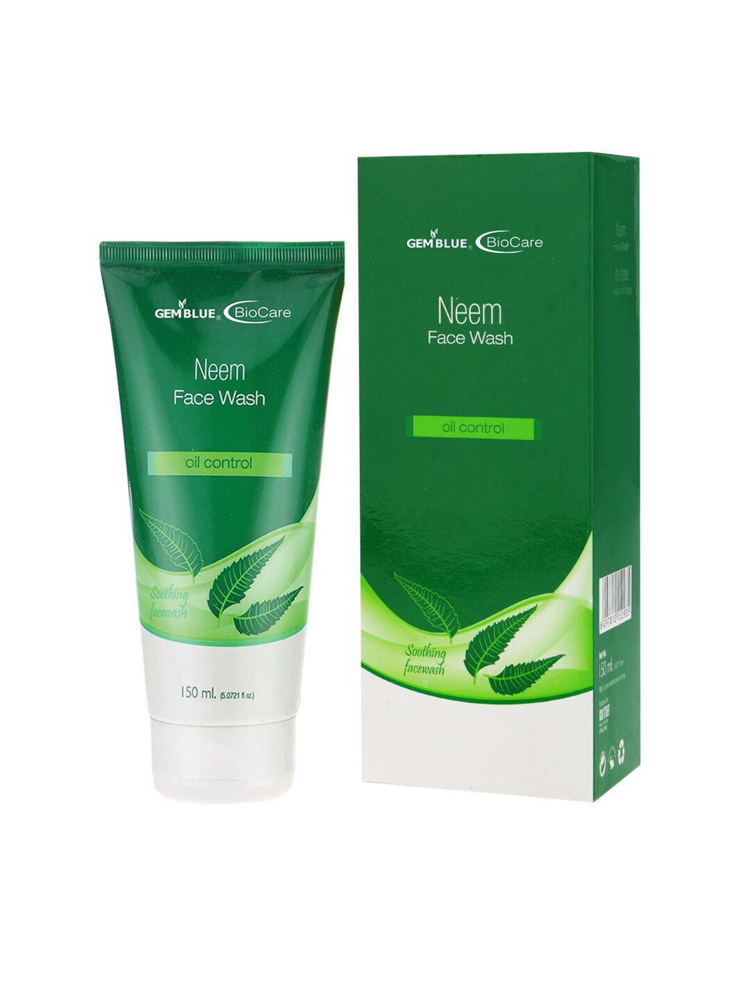 

GEMBLUE BioCare Neem Face Wash 150 ml, Green