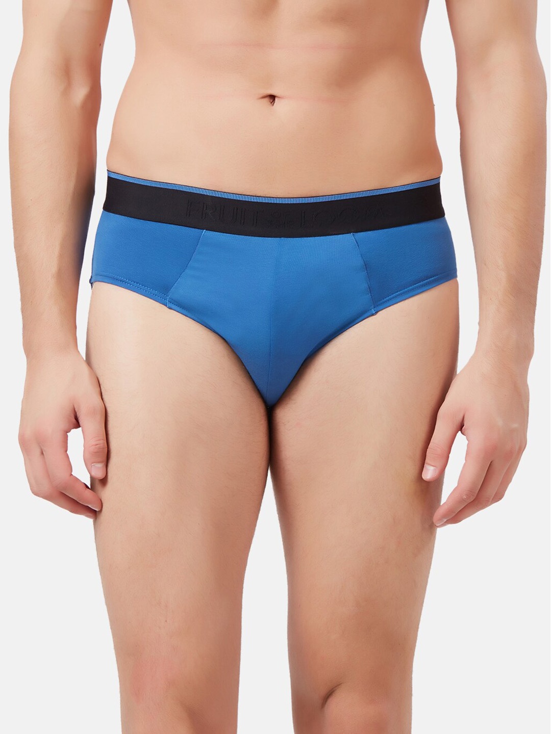

Fruit of the loom Men Blue Solid Basic Briefs MHB09-A1S1