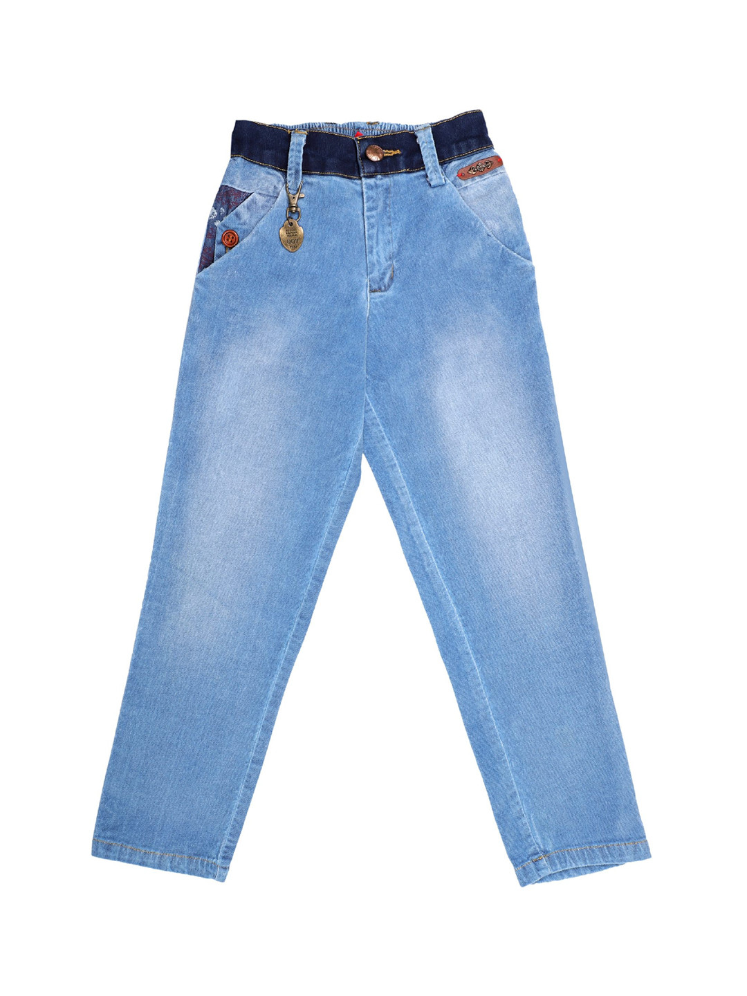 

Actuel Boys Blue Regular Fit Mid-Rise Clean Look Jeans