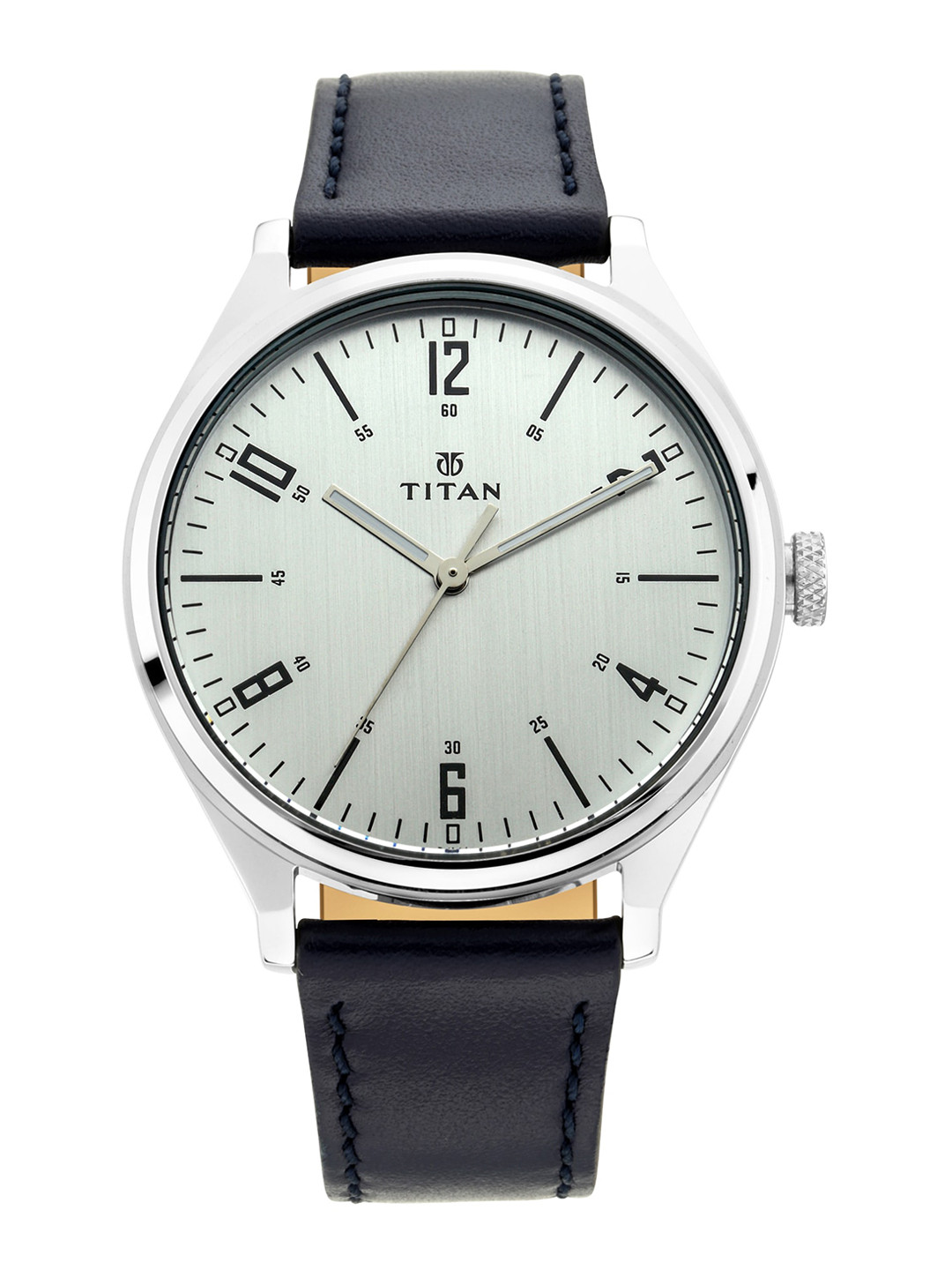 

Titan Men Off-White Analogue Watch 1802SL10