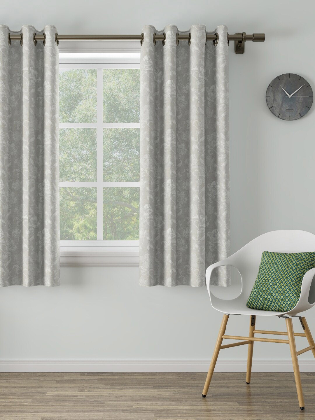 DDecor White Single Curtain Curtain