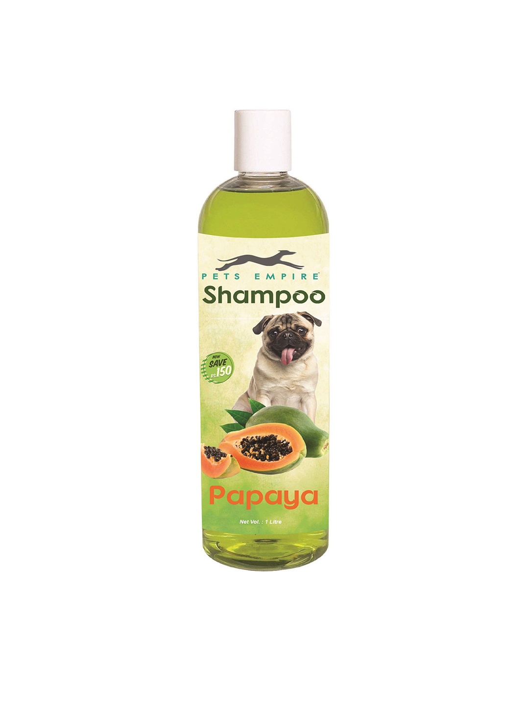 

PETS EMPIRE Papaya Organic Body Shampoo 1000 ml, Green