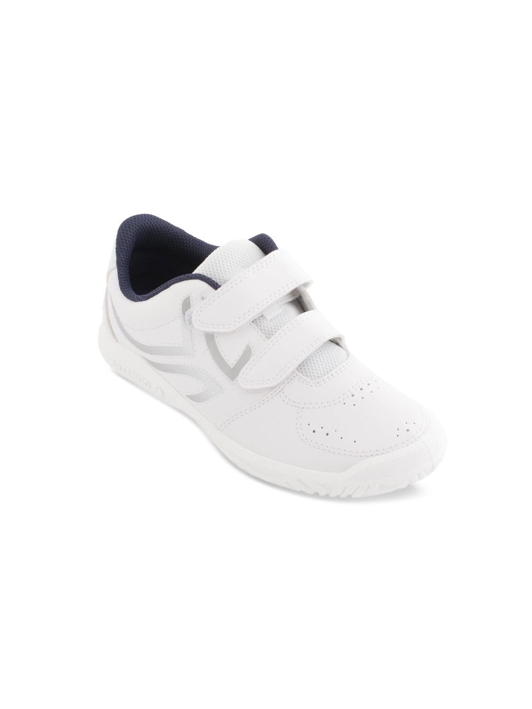 

Artengo By Decathlon Unisex Kids White PU Tennis Shoes