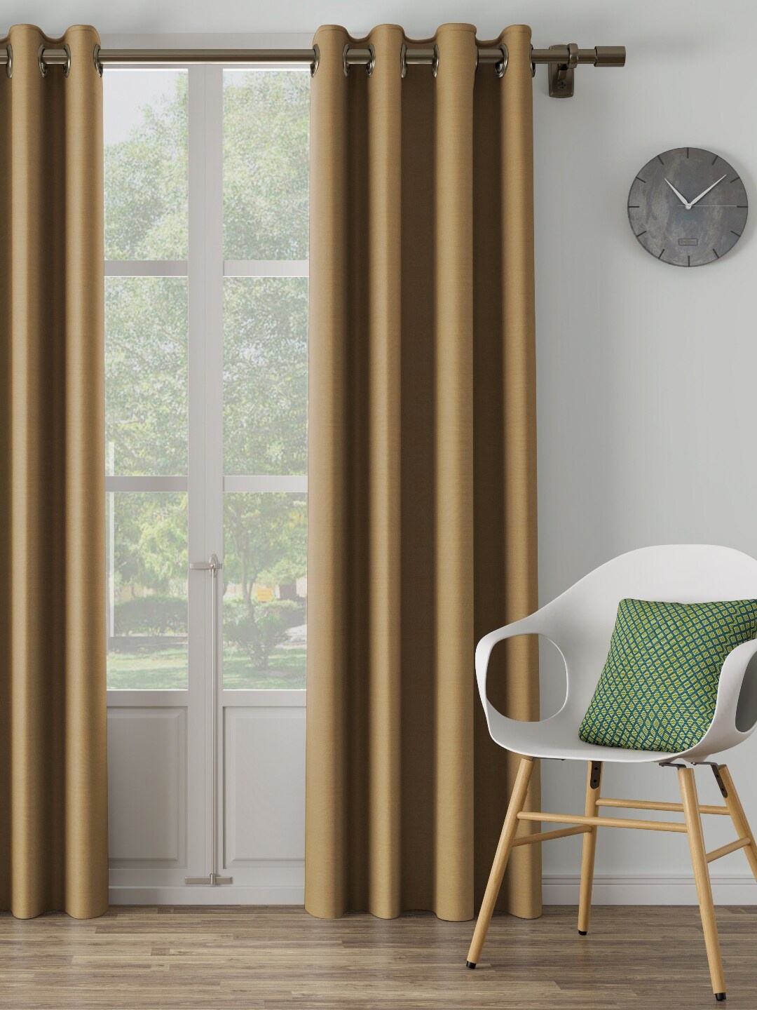 

DDecor Beige Single Curtain Curtain