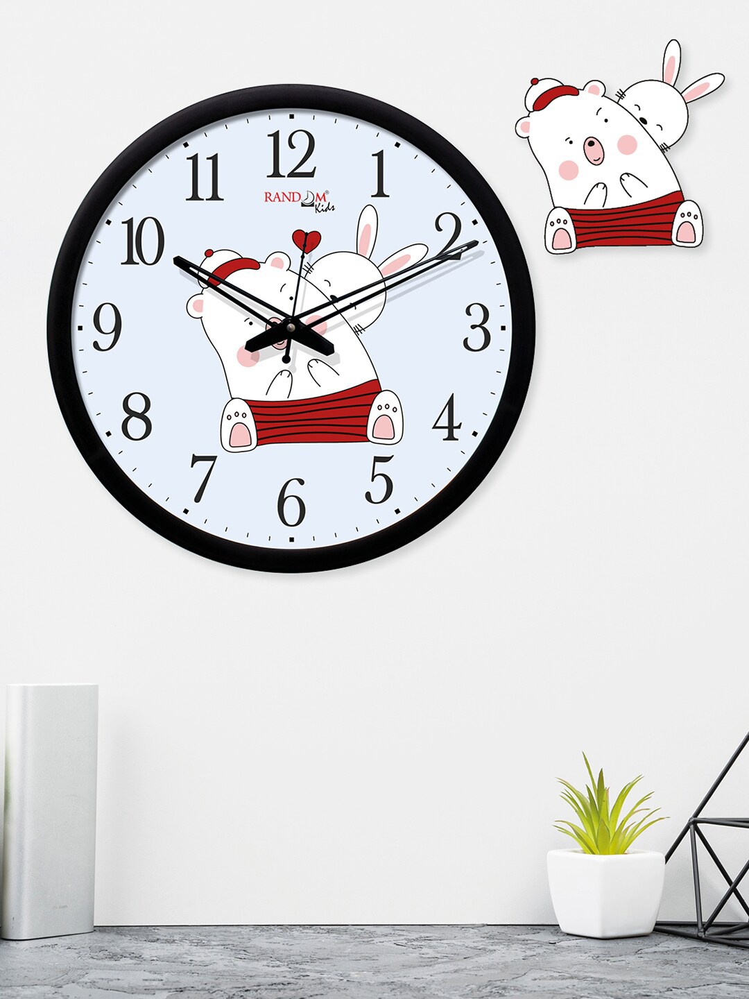 

RANDOM White Round Printed Analogue Wall Clock