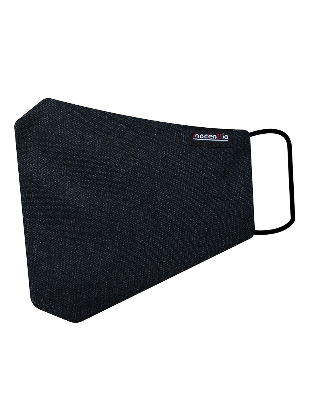 

inocenCia Unisex Grey Printed 2-Ply Reusable Cloth Face Mask