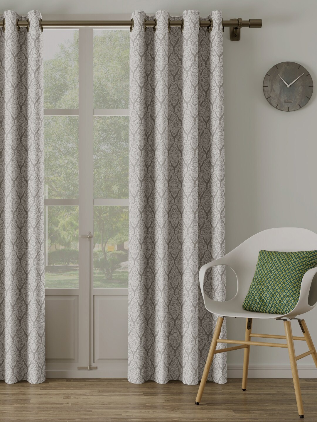 DDecor White Single Curtain Curtain
