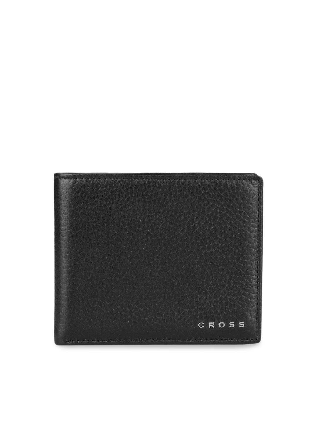 

Cross Men Black Solid Two Fold Leather Wallet