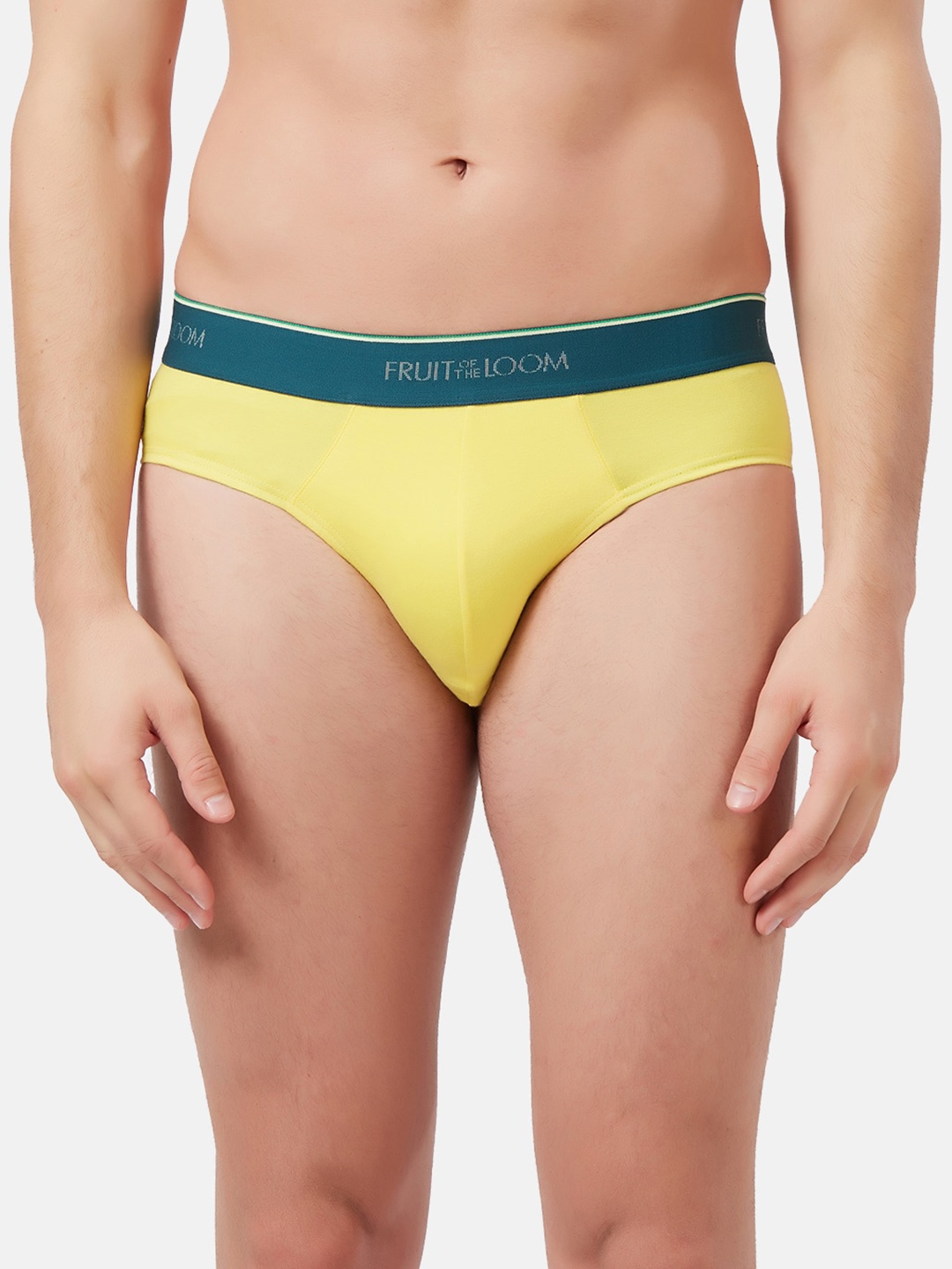 

Fruit of the loom Men Yellow Solid Hip Briefs MHB06-A1S5