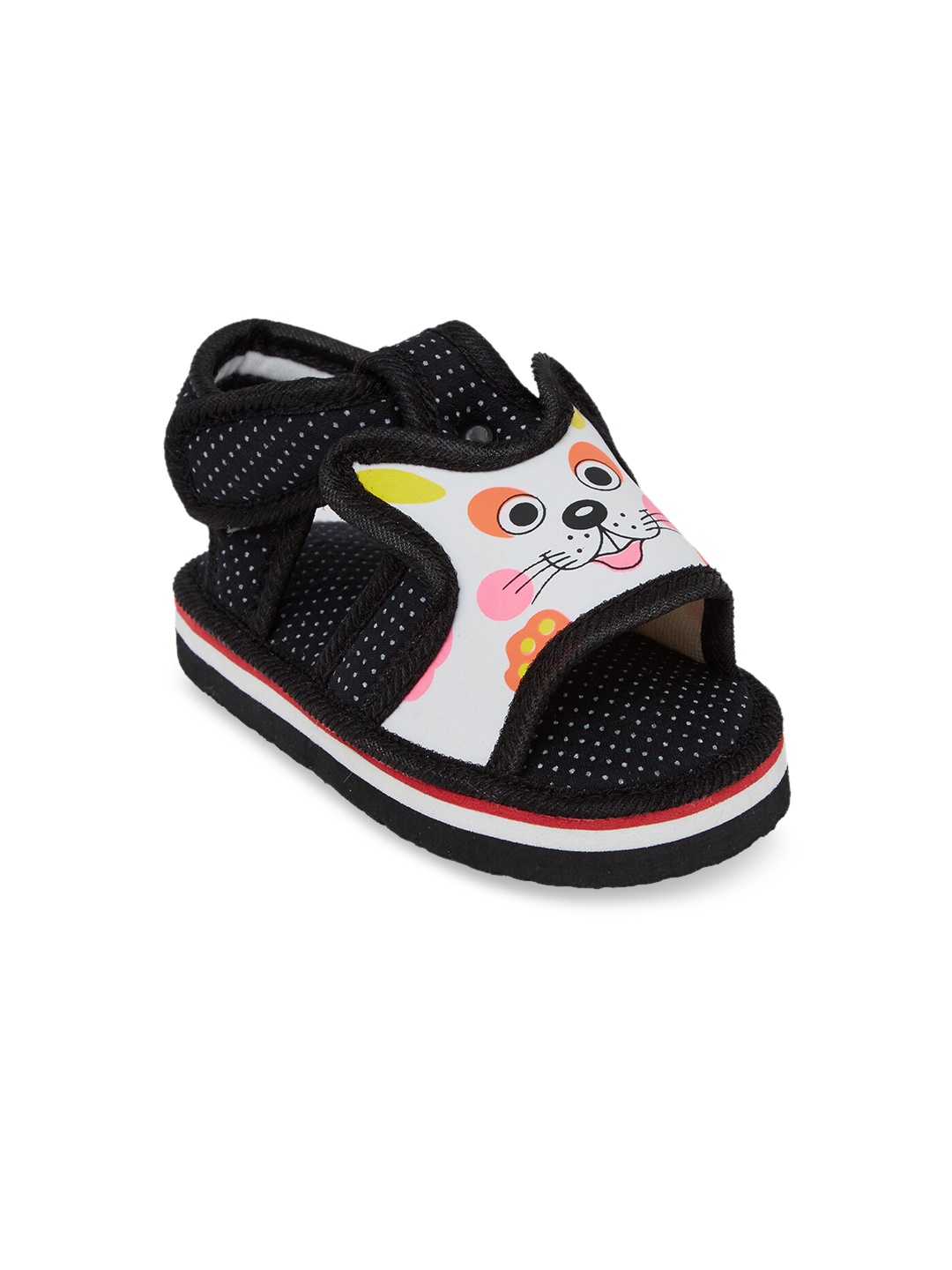 

CHiU Kids Black & White Comfort Sandals with Kweeking Sound