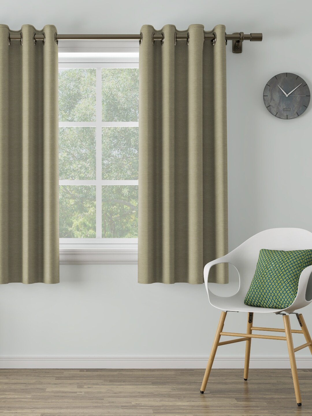 DDecor Green Single Curtain