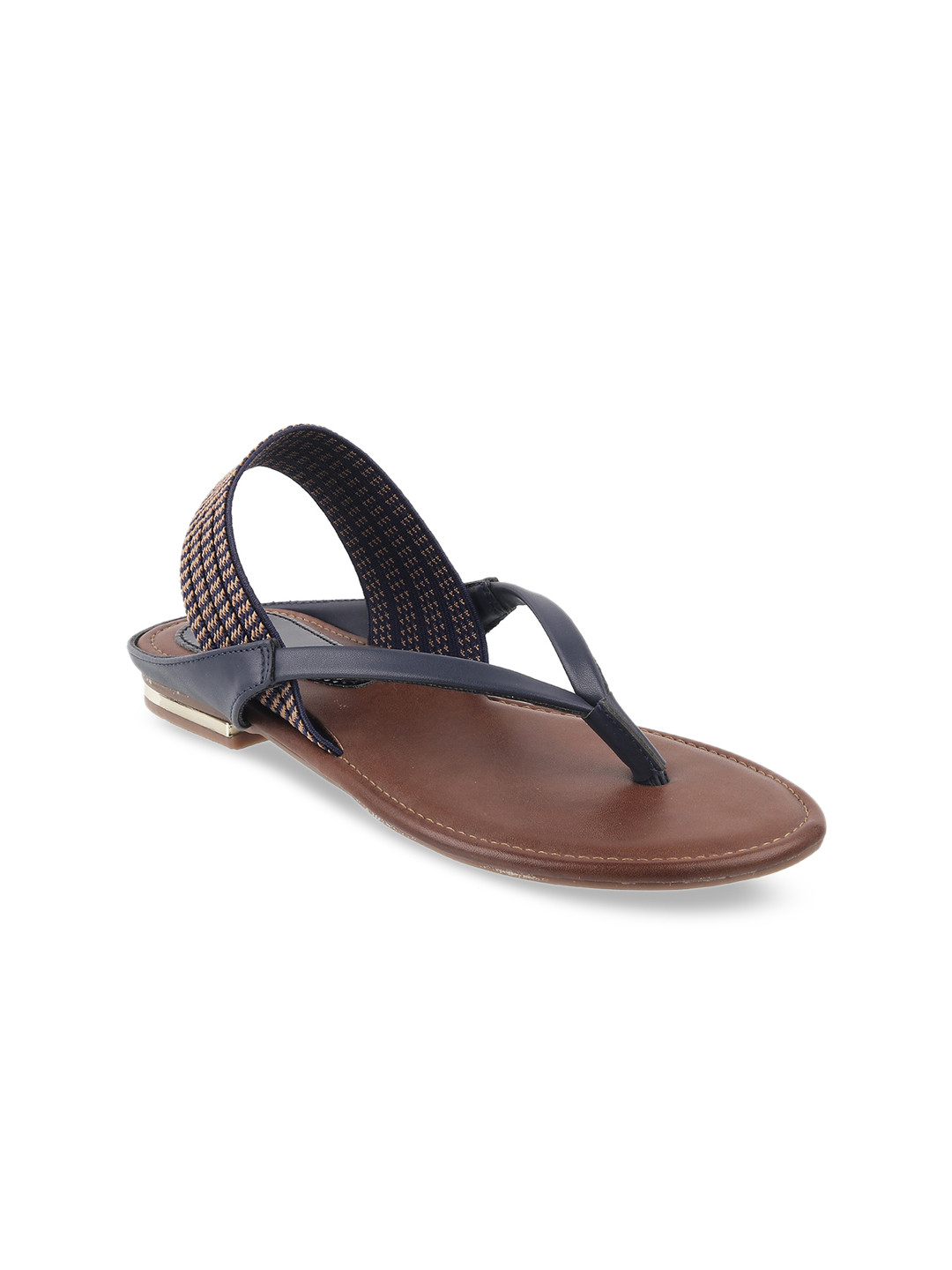 

Catwalk Women Blue Textured Open Toe Flats