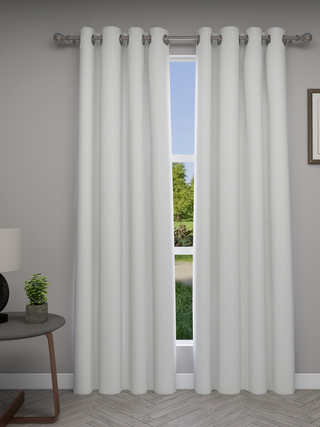 

GM Off-White Set of 2 Curtain