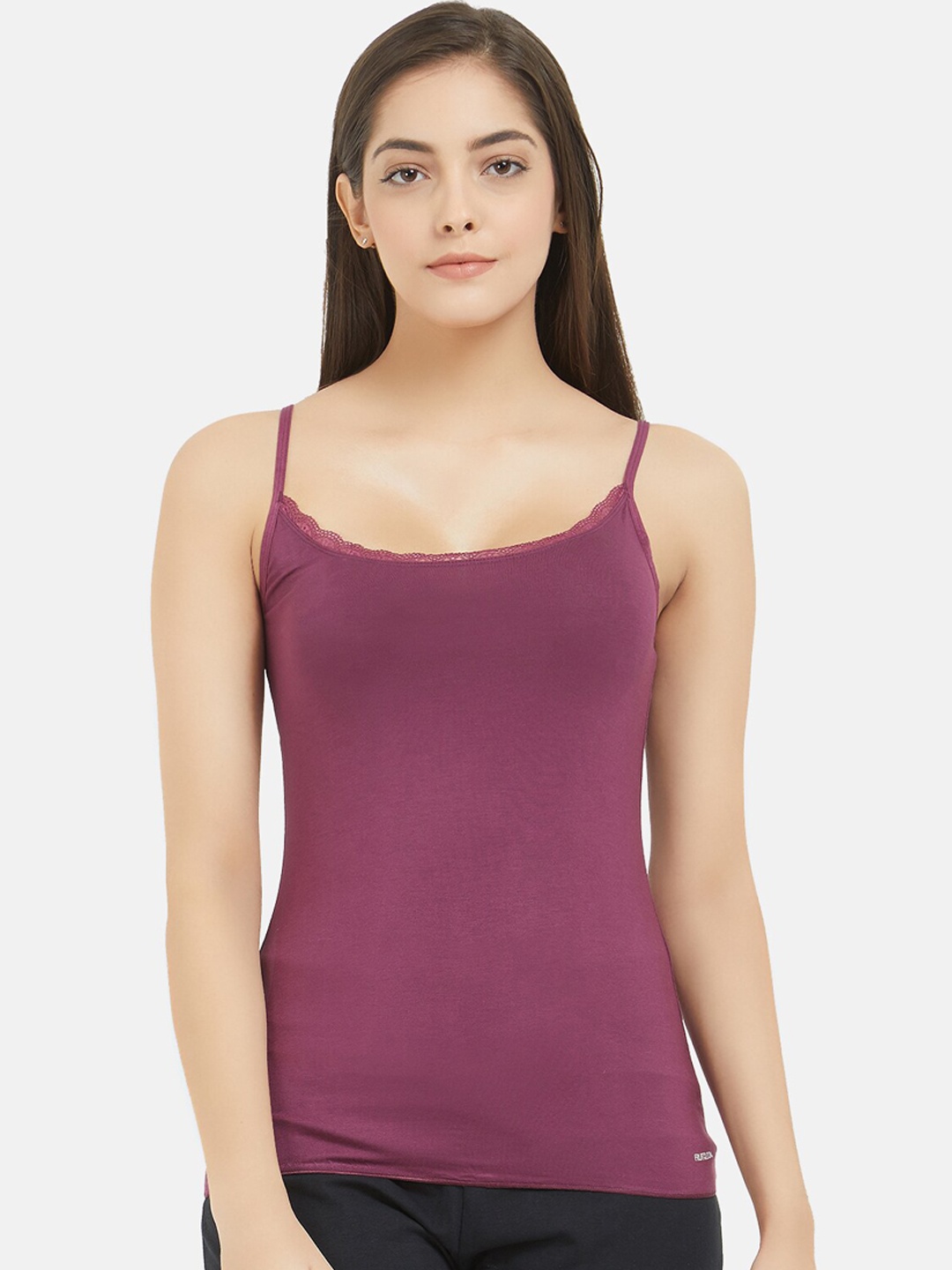 

Fruit of the loom Women Violet Solid Camisole FCAS04-A1S4