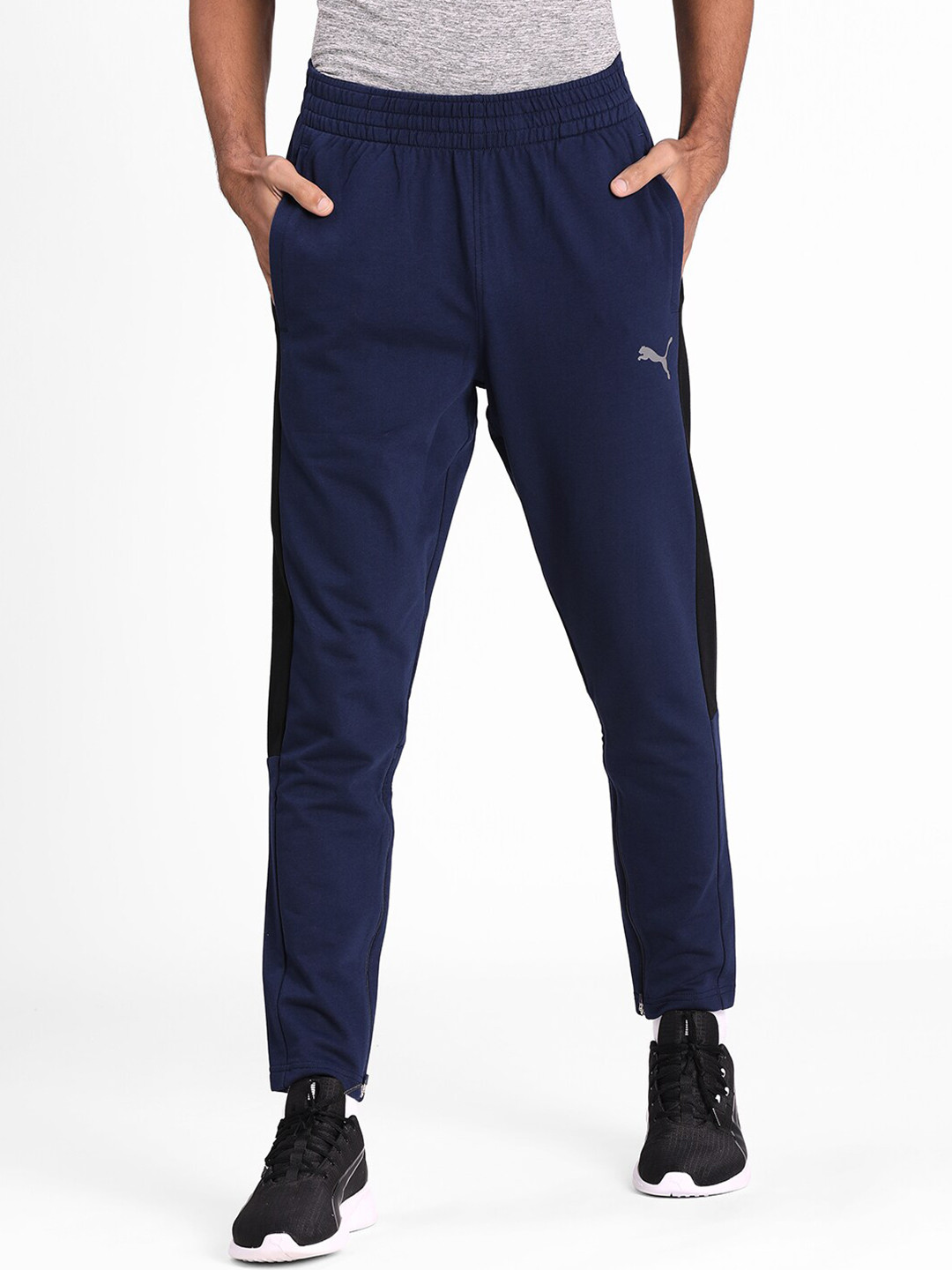 

Puma Men Blue Solid Track Pants