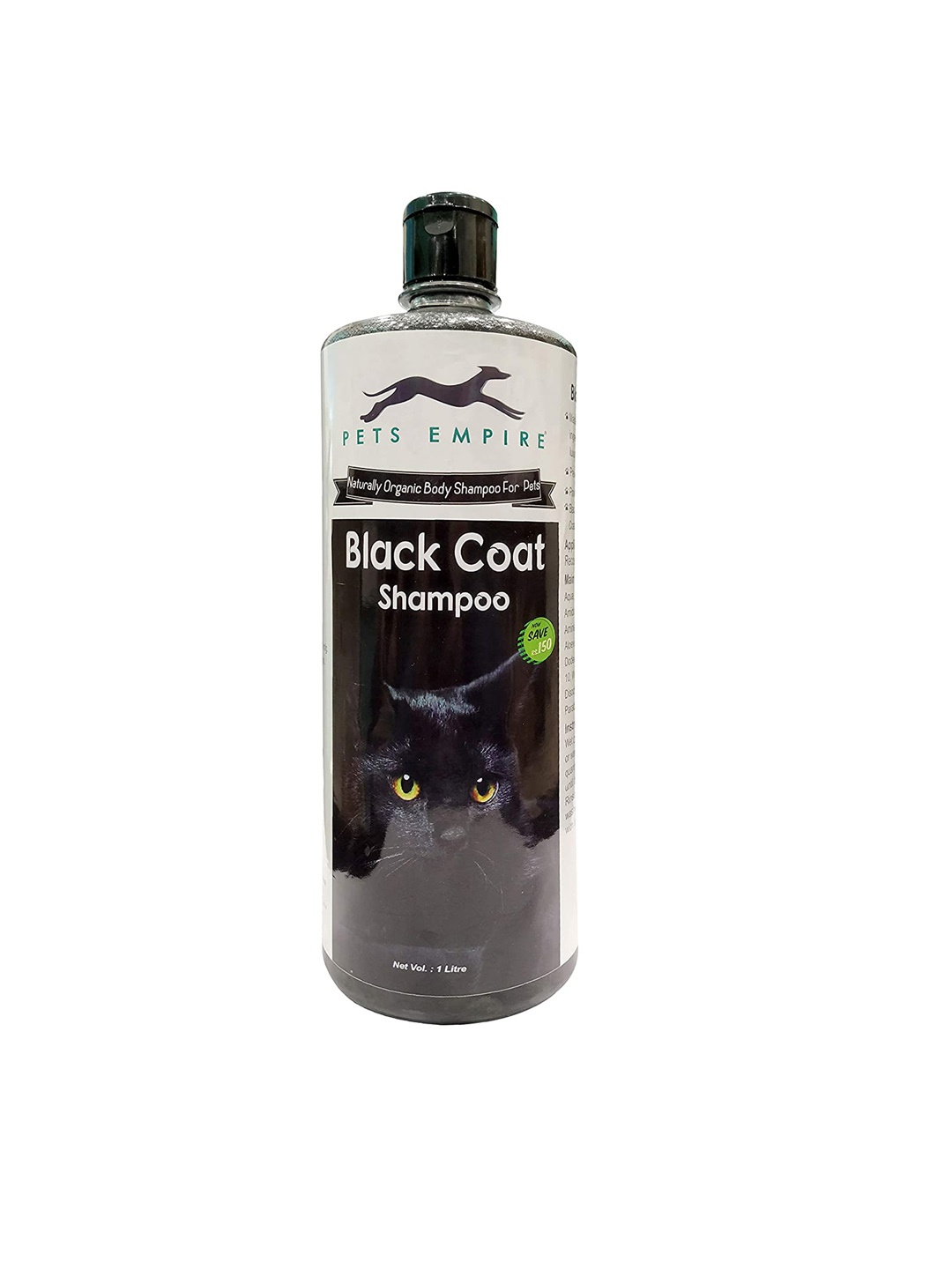 

PETS EMPIRE Naturally Organic Body Shampoo For Pets 1000 ml, Black
