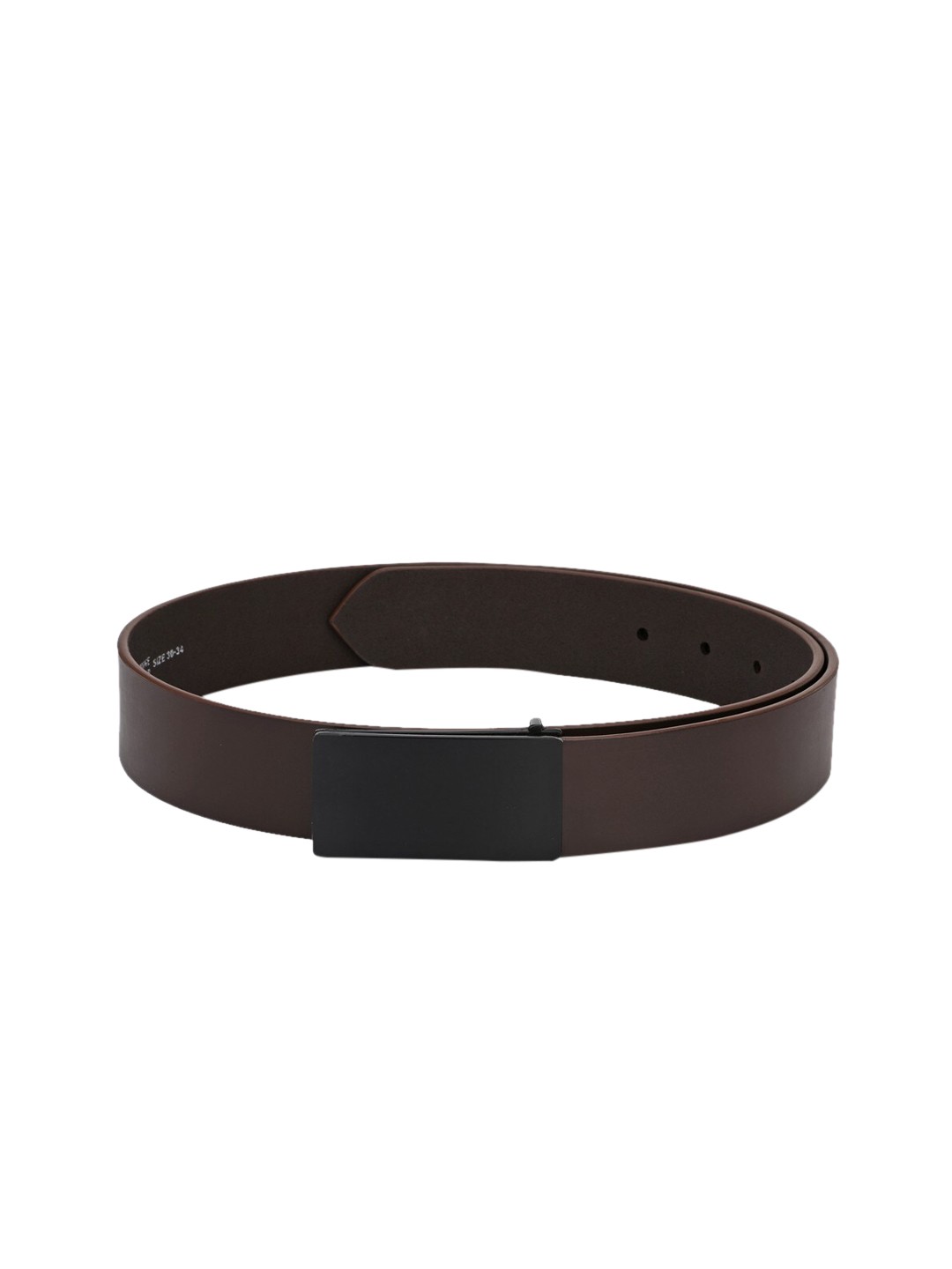 

Pacific Gold Men Brown Solid Leather Formal Belt