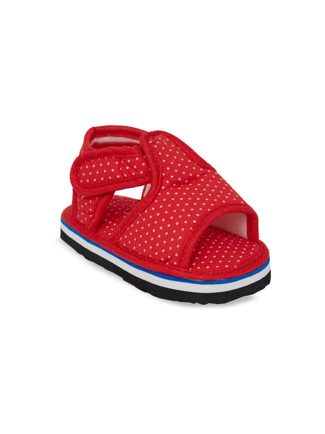 

CHiU Kids Red & White Comfort Sandals with Kweeking Sound