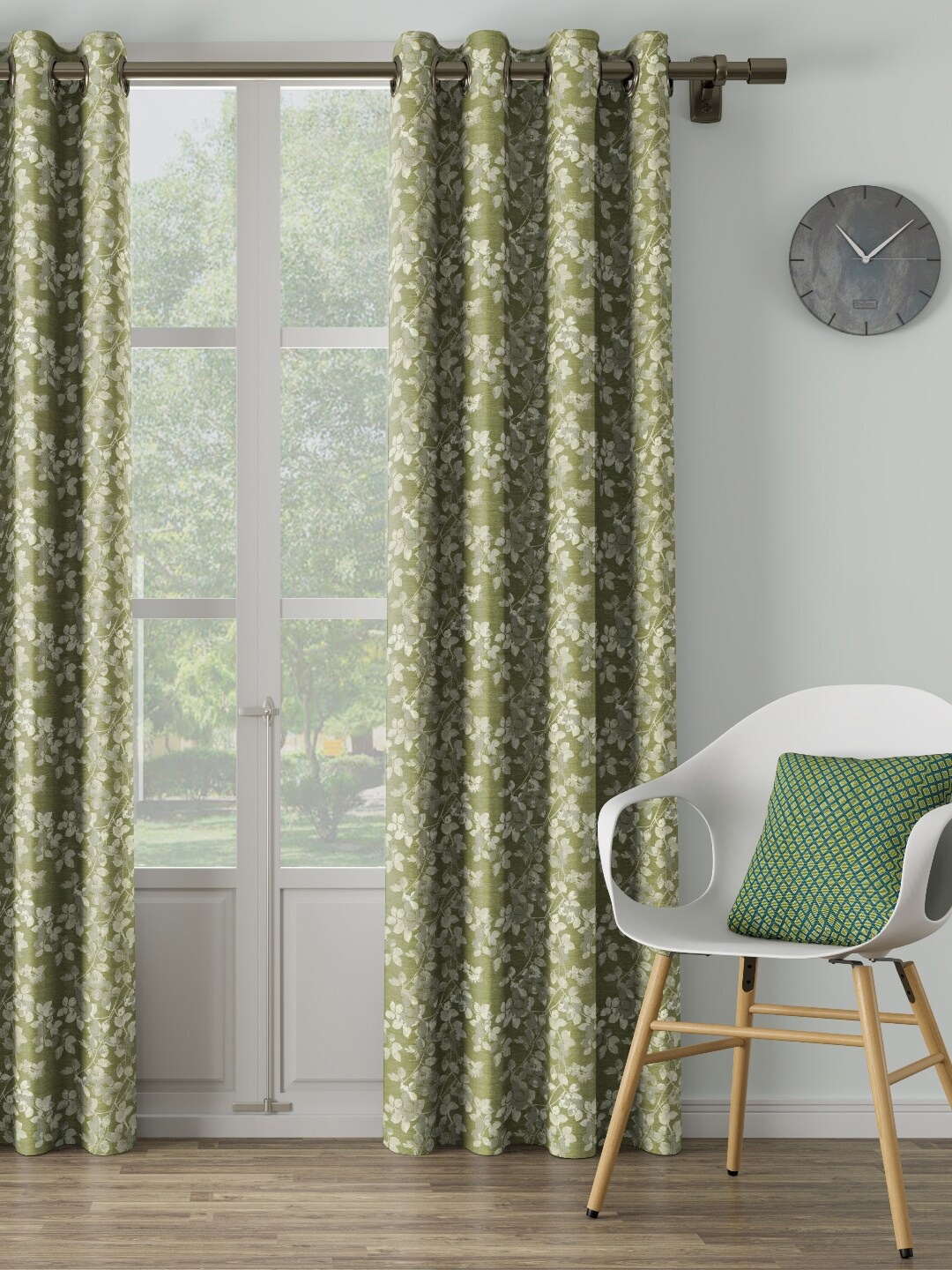 

DDecor Green Single Door Curtain
