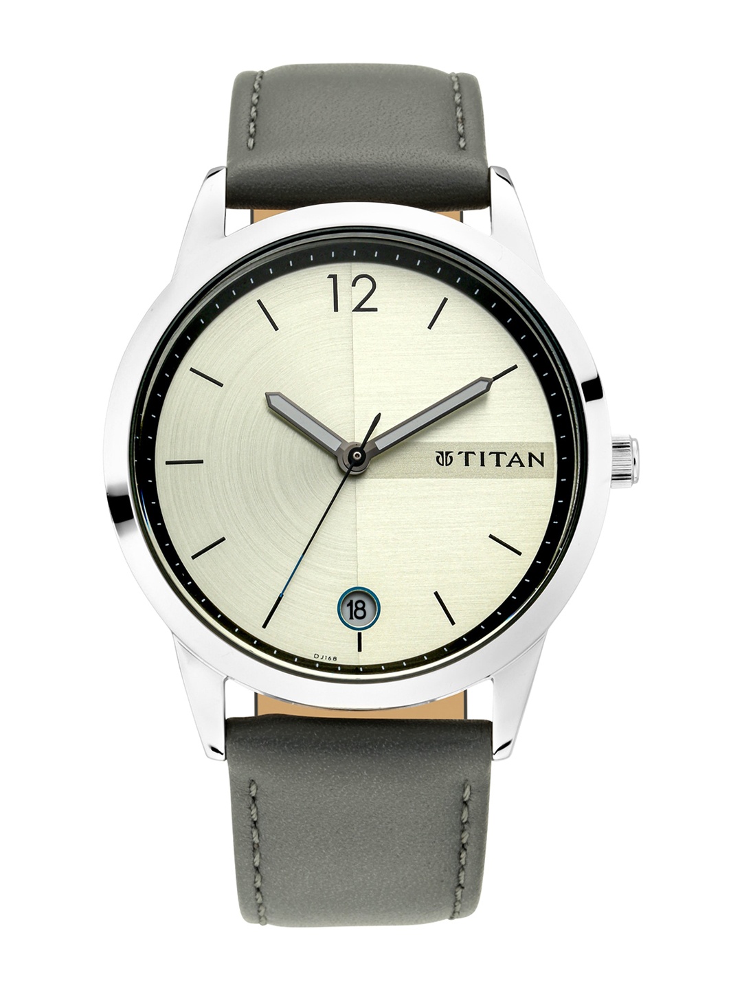 

Titan Men Off-White & Green Analogue Watch 1806SL04