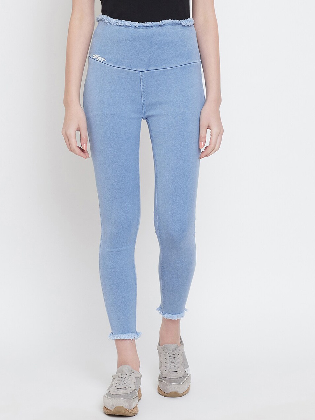 

Castle Women Blue Solid Slim-Fit Jeggings