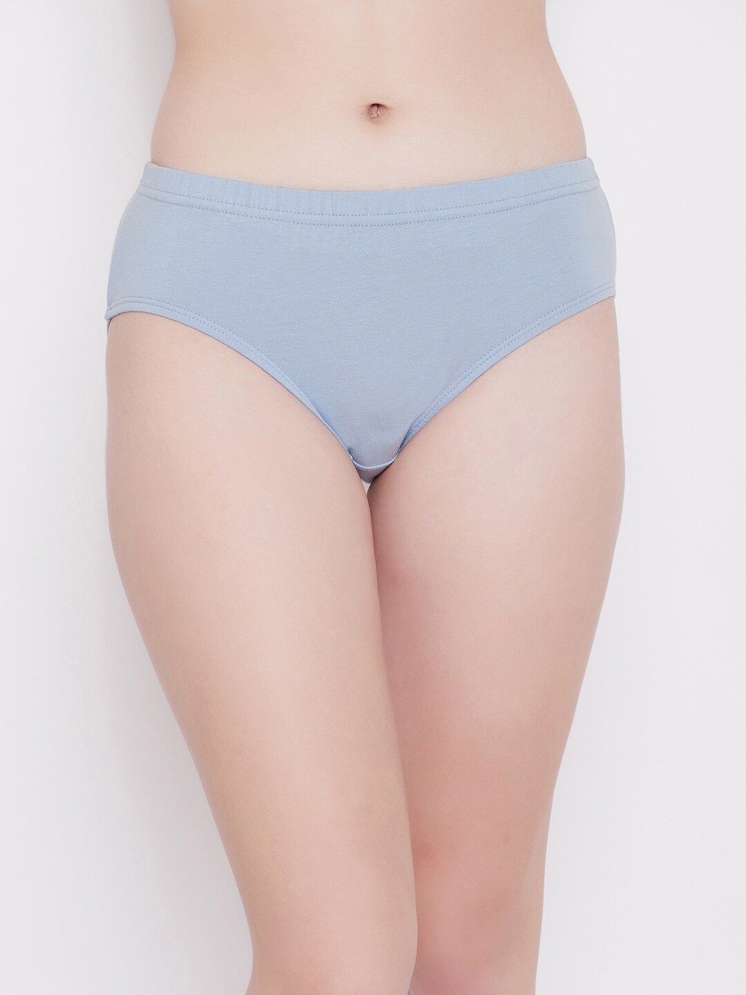 

Clovia Women Blue Solid Hipster Briefs PN2508A03S