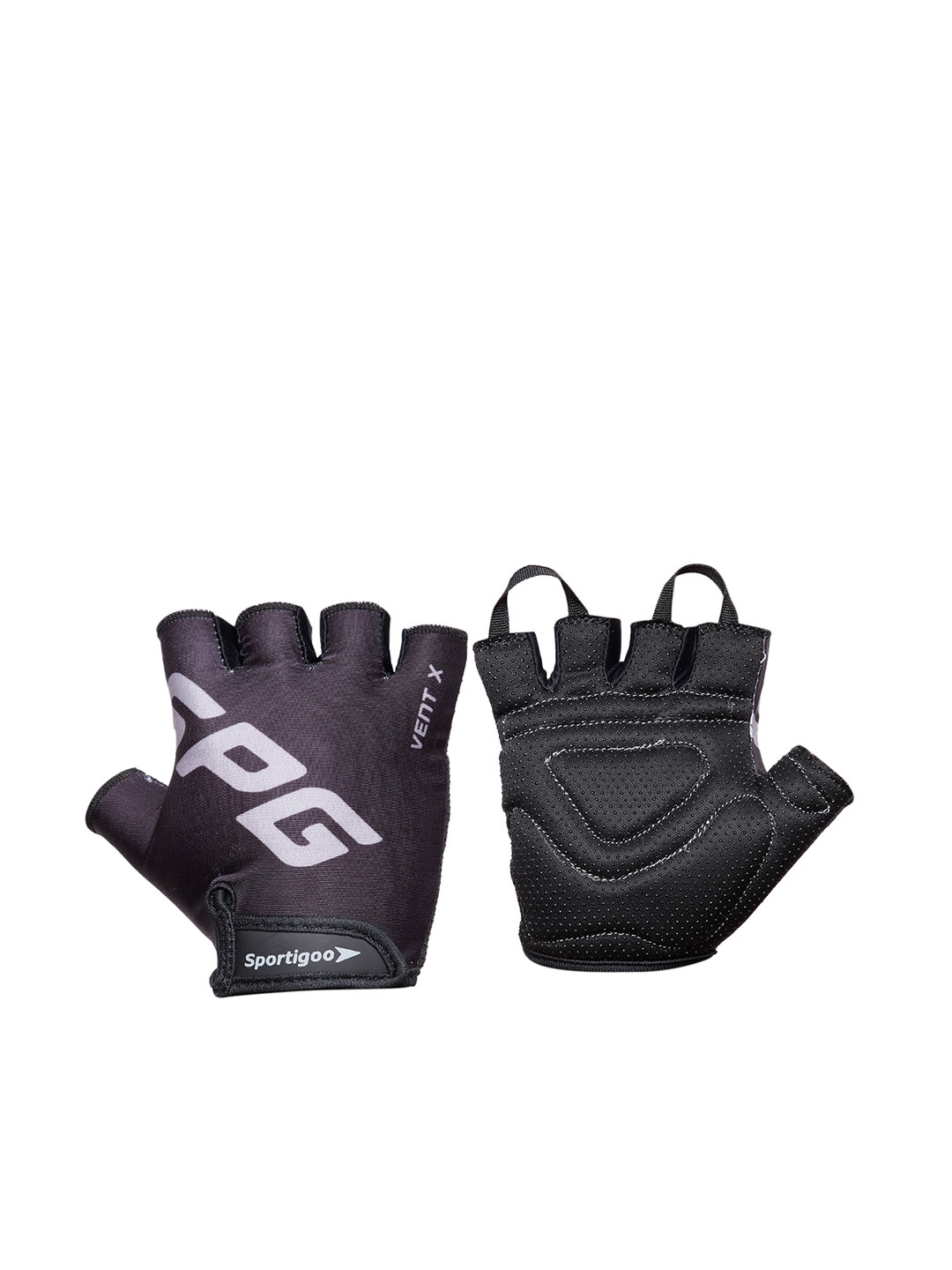 

Sportigoo Men Black & White Printed SPG Gym Gloves