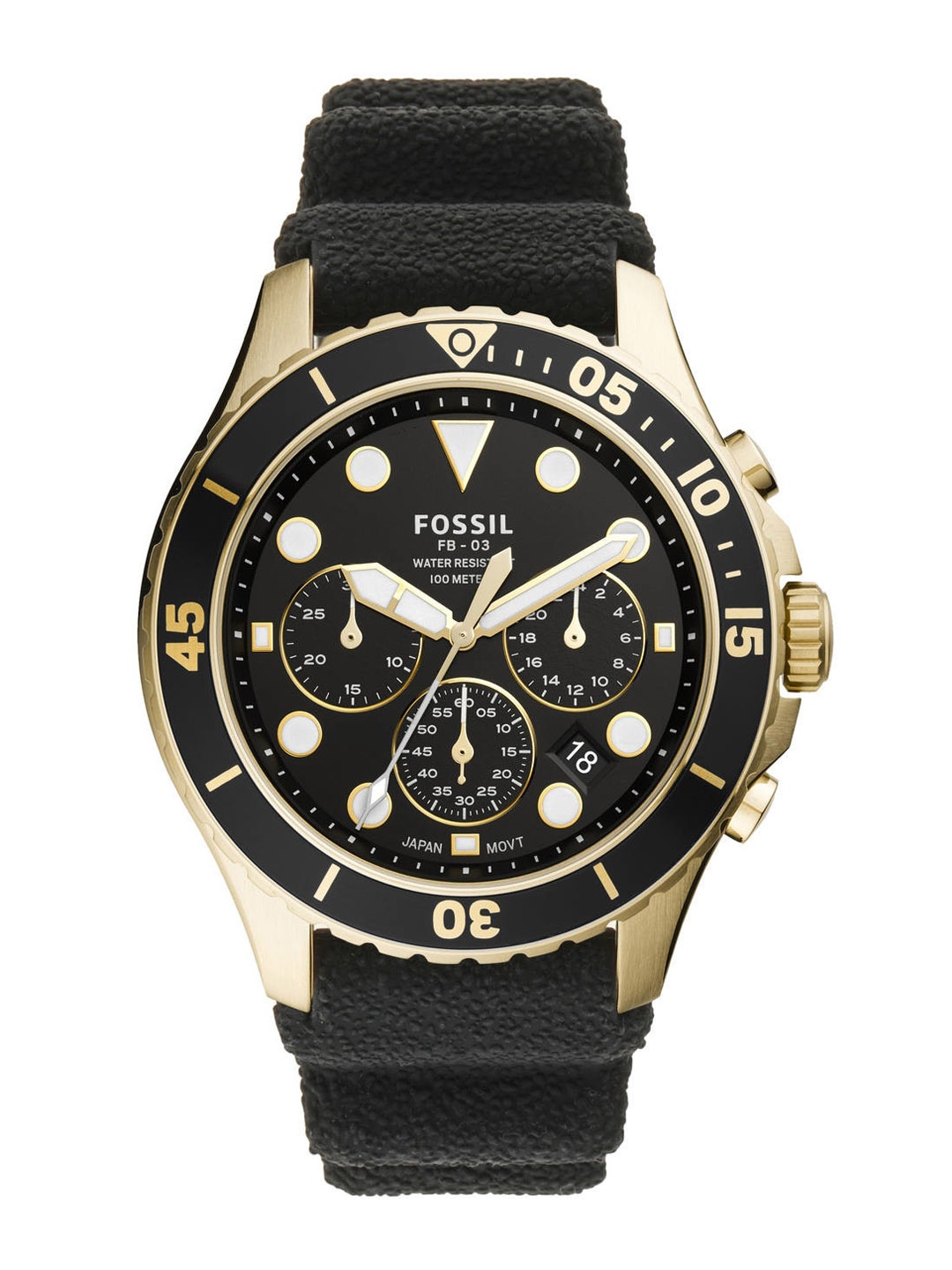 

Fossil Men Black Analogue Watch FS5729