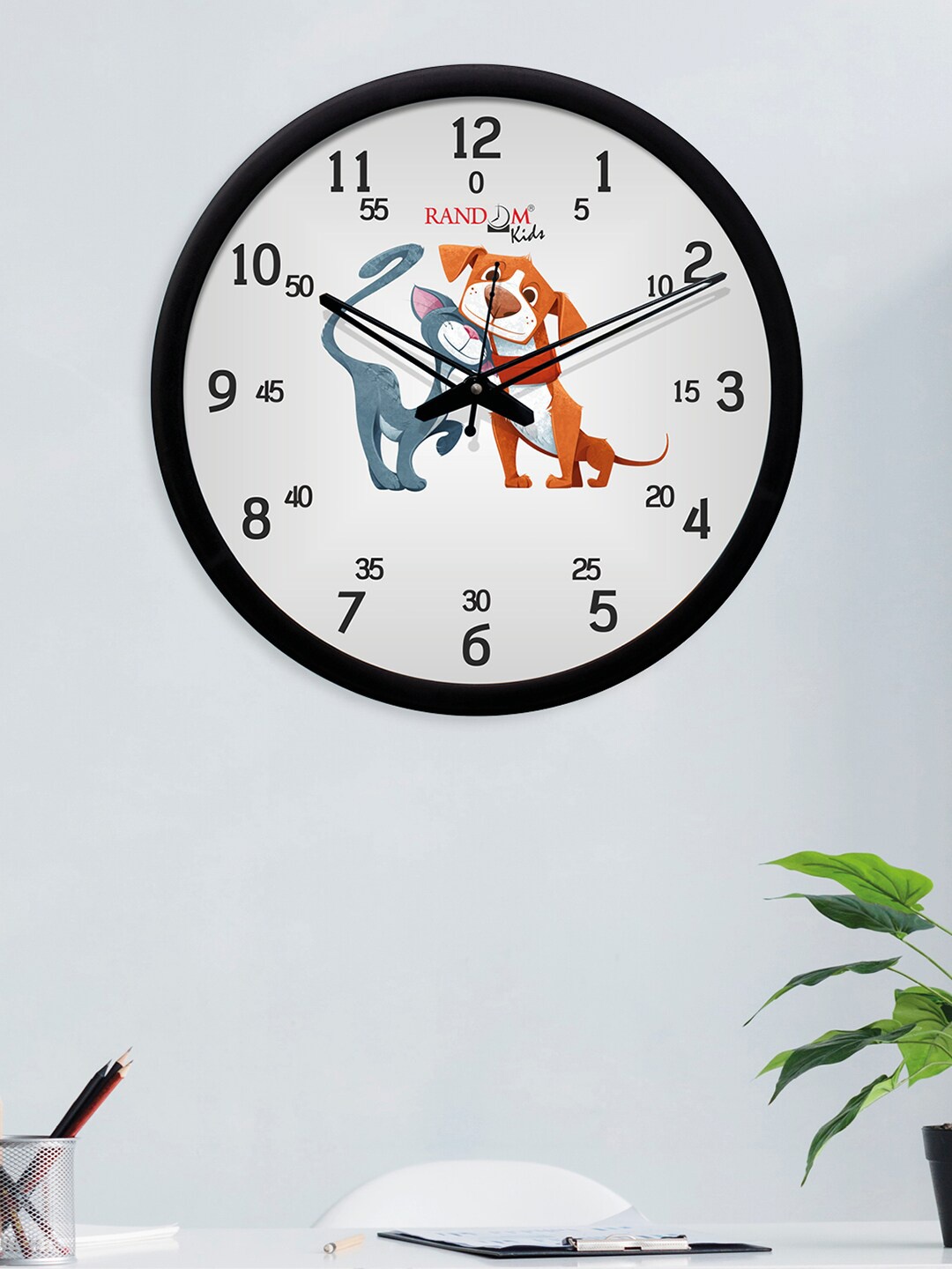 

RANDOM Blue Dial Round Printed 30 cm Analogue Wall Clock