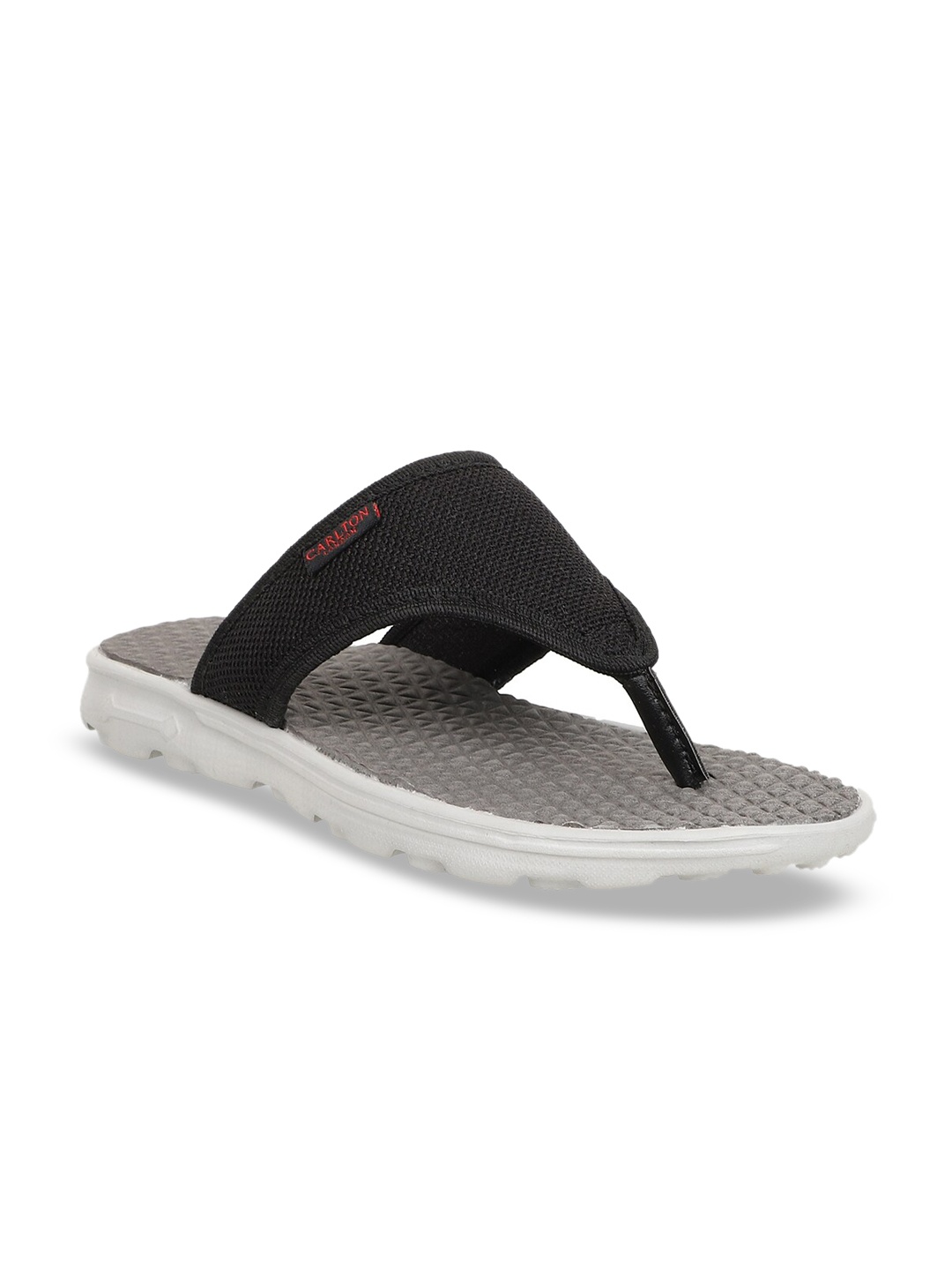 

Carlton London sports Women Black Printed Thong Flip-Flops