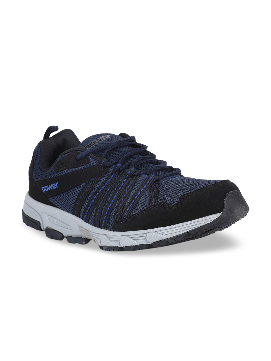 

Power Men Blue Mesh Running Shoes