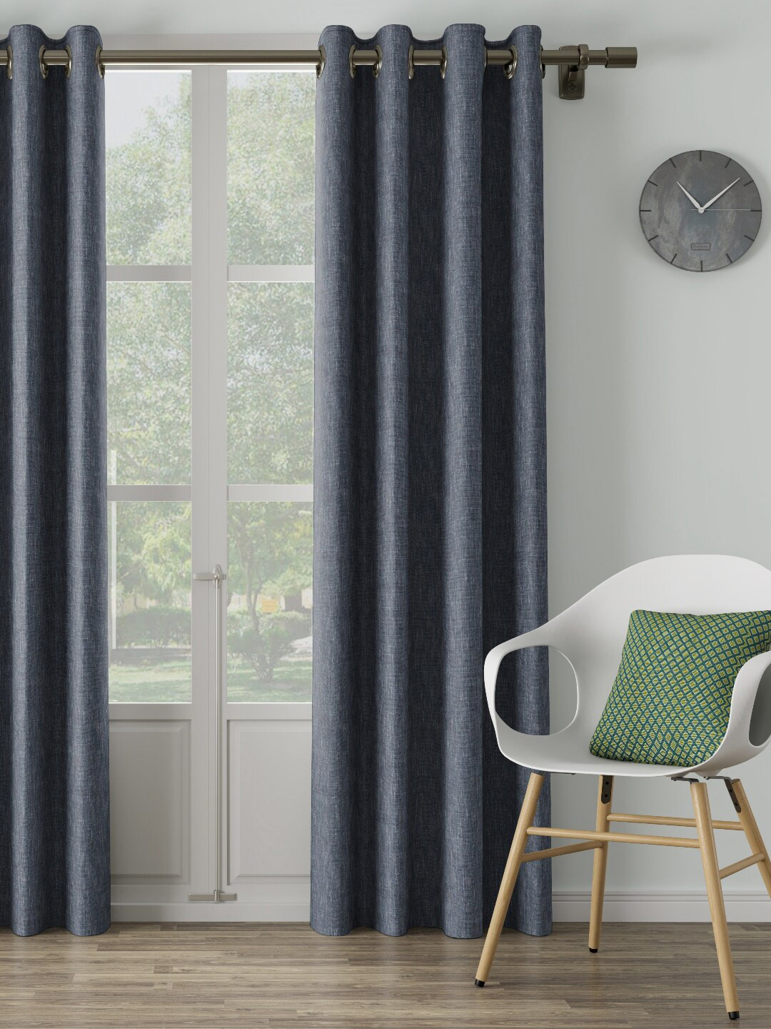 

DDecor Blue Single Curtain