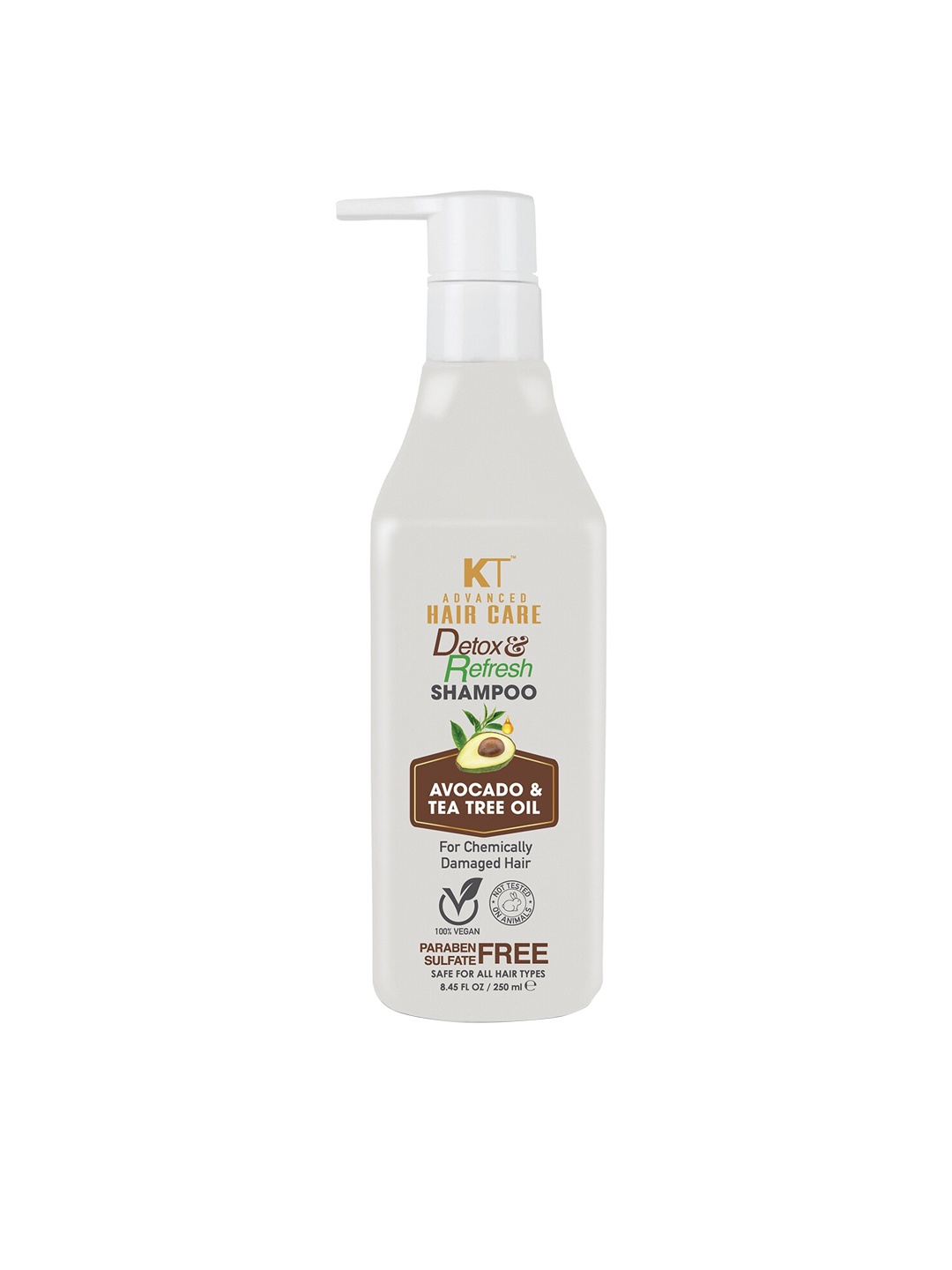 

KT Professional Advanced Hair Care Detox & Refresh Shampoo- 250 ml, White