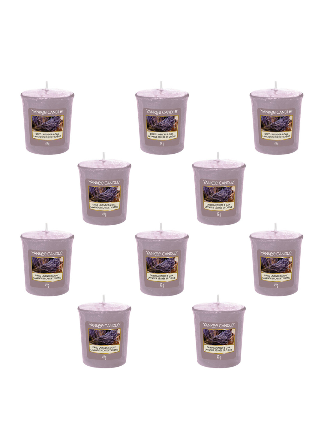 

YANKEE CANDLE Set of 6 Scented Lavender Candles