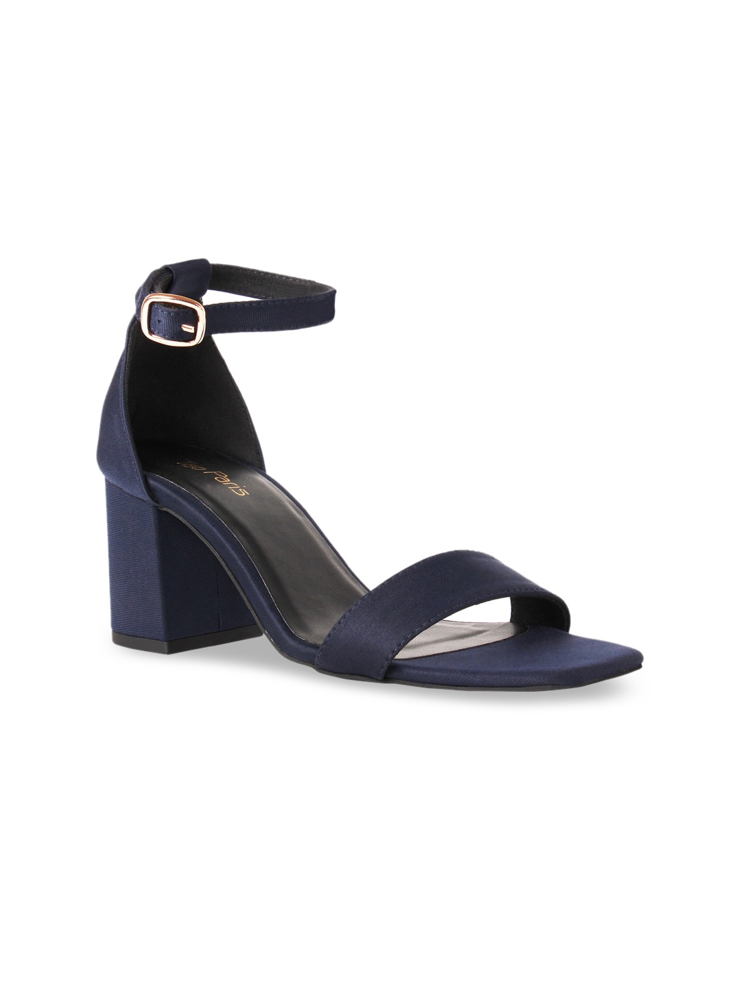 

Tao Paris Women Navy Blue Solid Block Heels