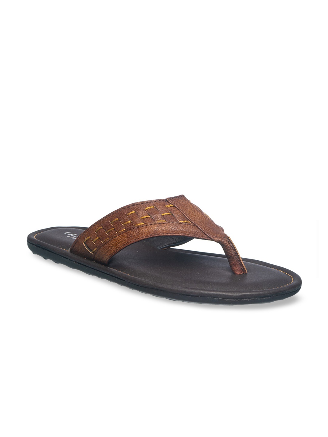 

Khadims Men Brown Comfort Sandals