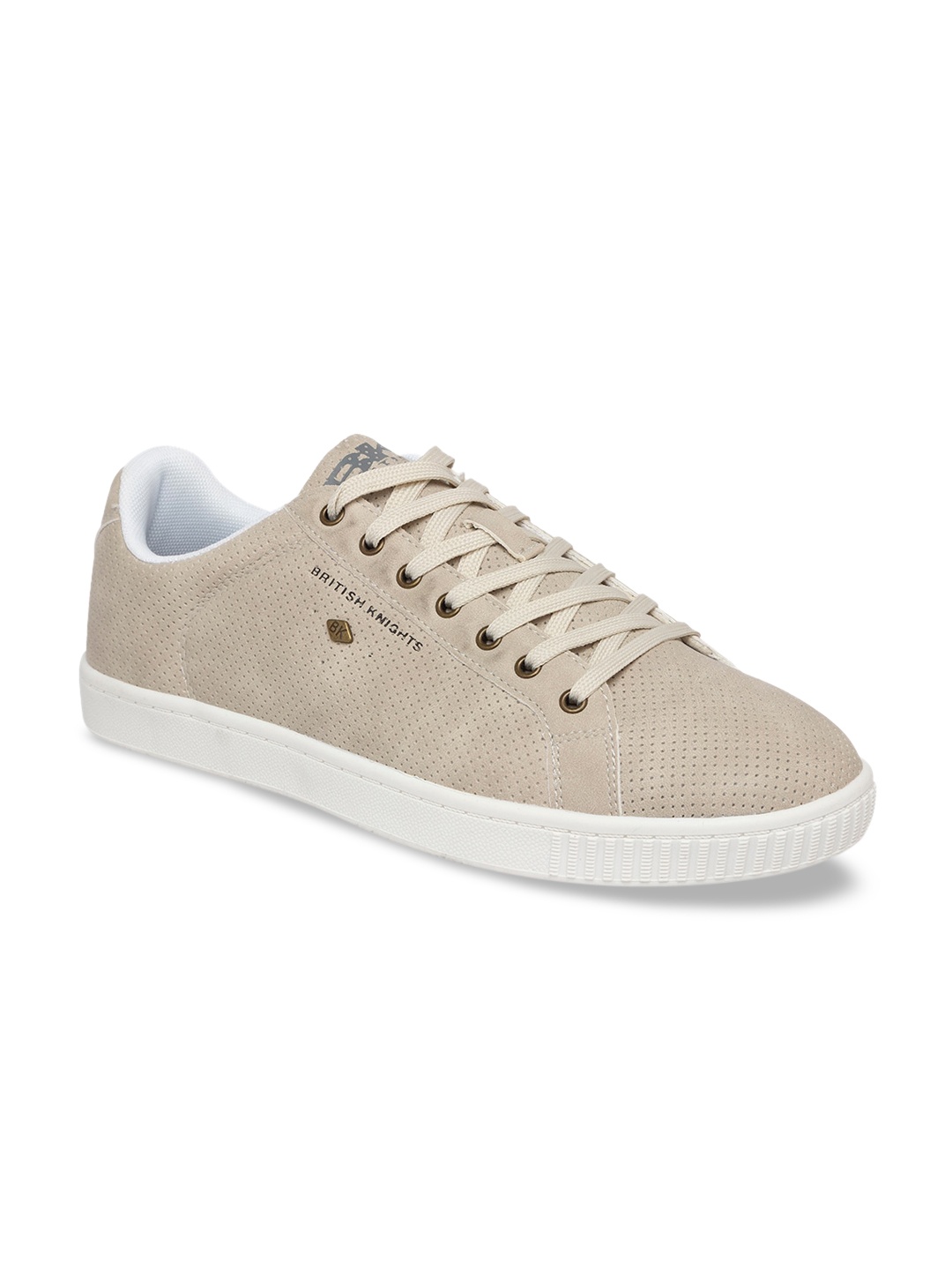 

BRITISH KNIGHTS Men Beige Solid Sneakers