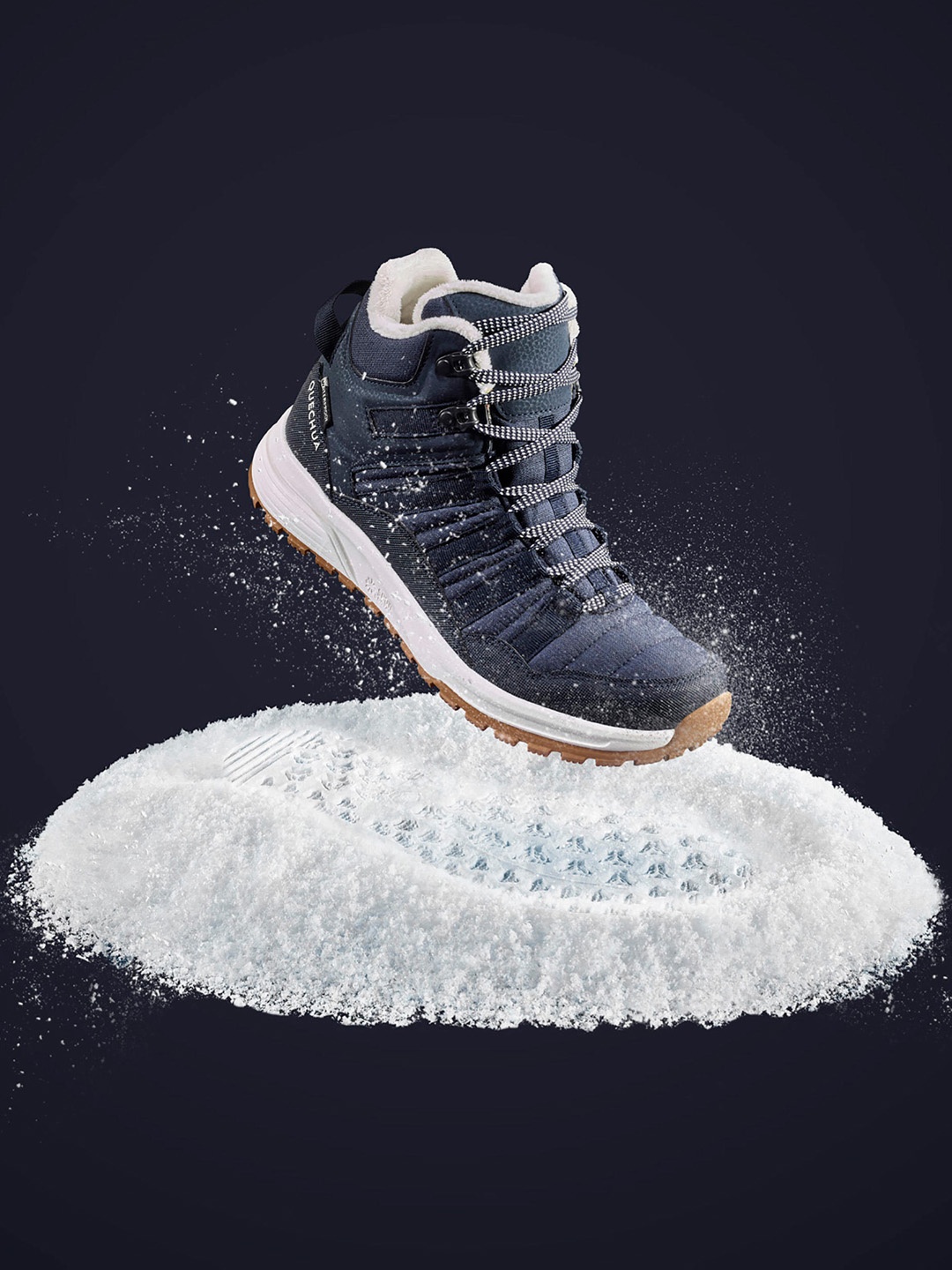 

Quechua By Decathlon Women Navy Blue Snow Shoes