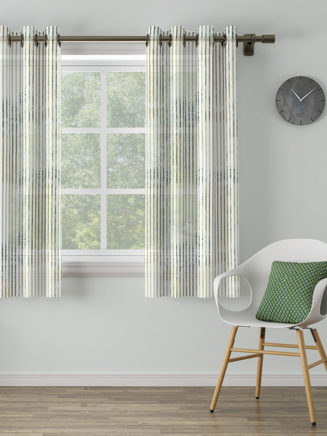 

DDecor Cream-Coloured Single Curtain Curtain