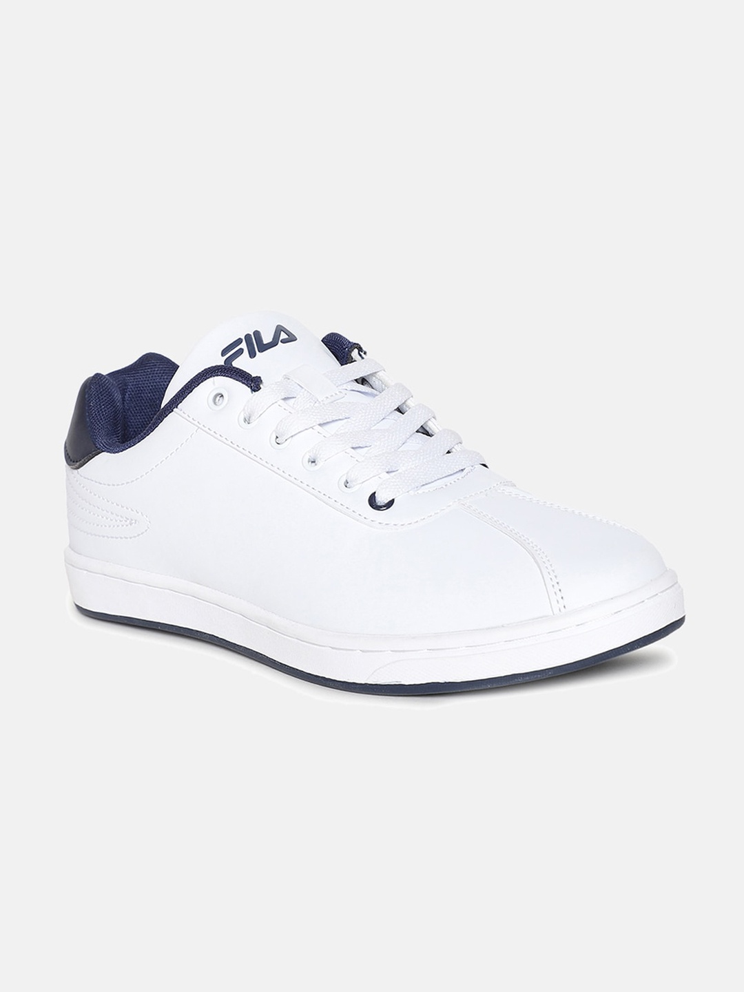 

FILA Men White & Blue Colourblocked Sneakers