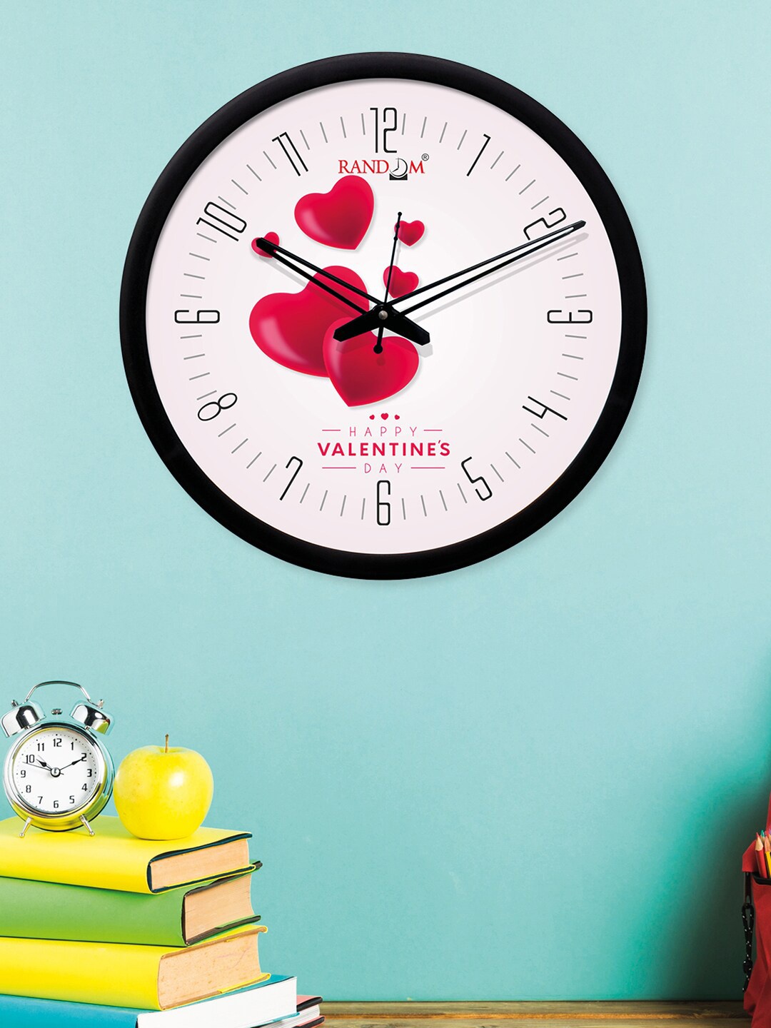 

RANDOM White Dial Round Printed 30 cm Analogue Wall Clock