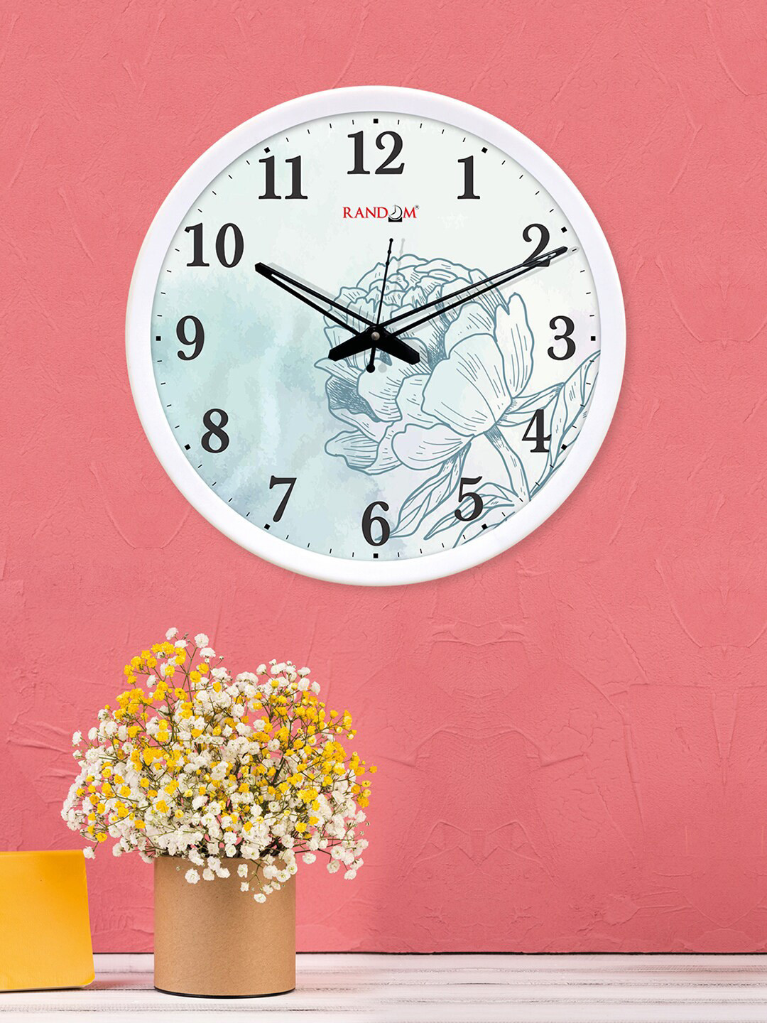

RANDOM Blue Dial Round Printed 30 cm Analogue Wall Clock