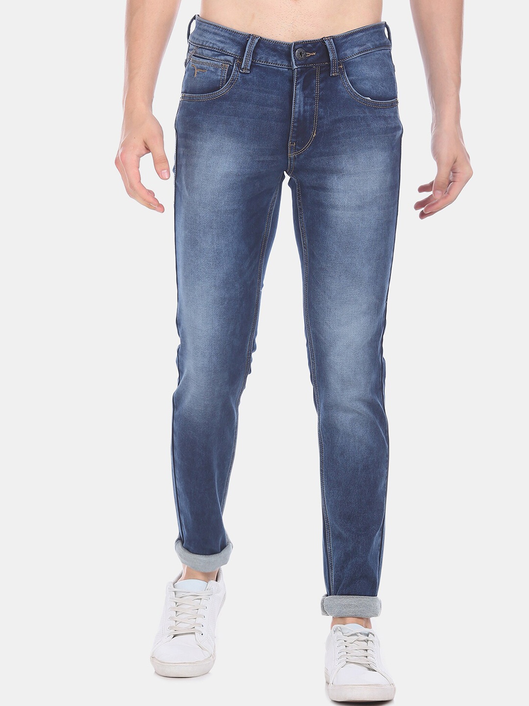 

Flying Machine Men Blue Jackson Skinny Fit Low-Rise Clean Look Stretchable Jeans