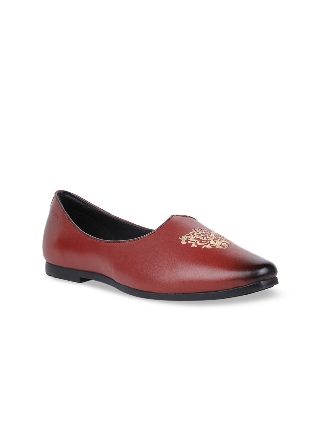

Bata Men Brown Leather Mojaris