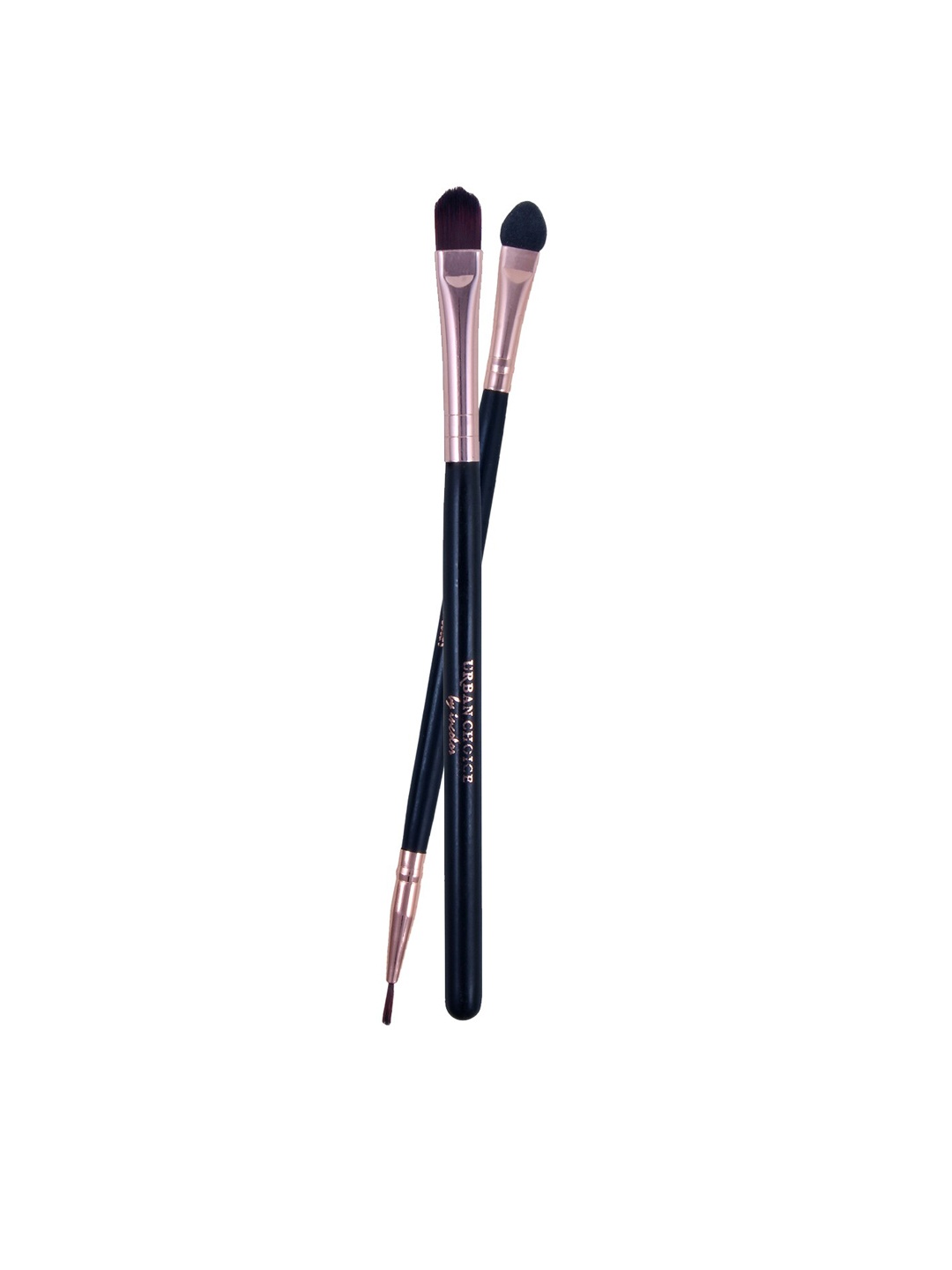 

Incolor Set Of 2 Urban Choice Eyeshadow & Eyeliner Brushes, Black