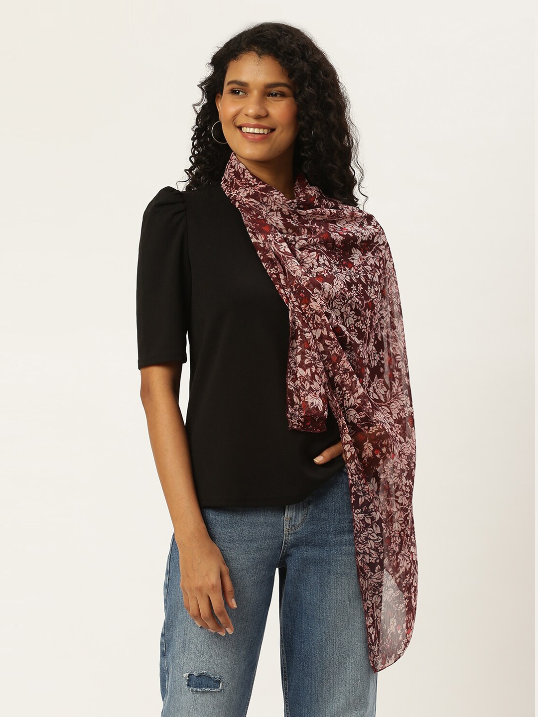 

Trend Arrest Women Multicoloured Printed Scarf, Multi