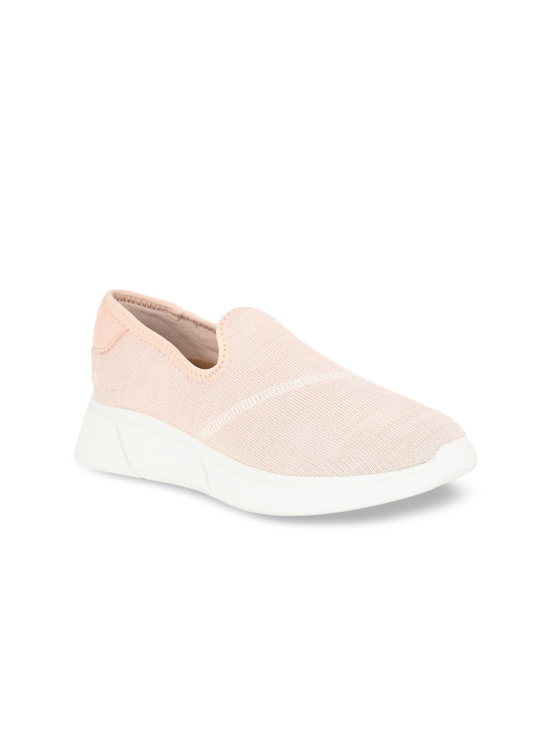

Hush Puppies Women Pink Solid Slip-On Sneakers