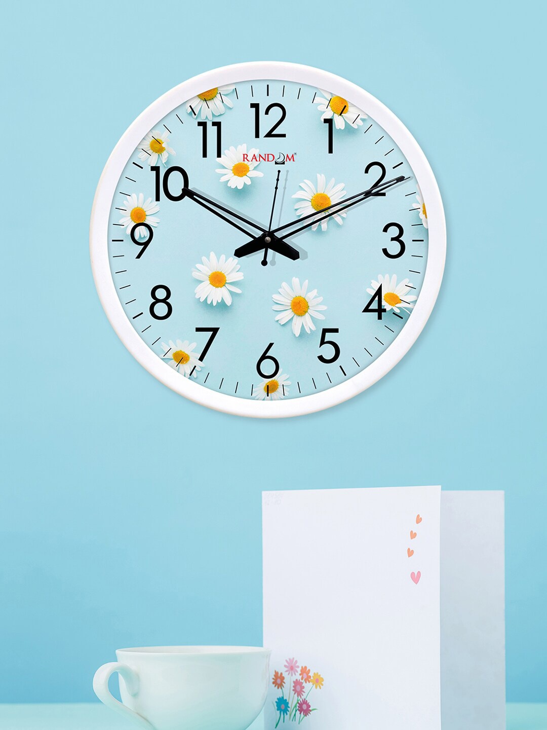 

RANDOM Blue Dial Round Printed 30 cm Analogue Wall Clock